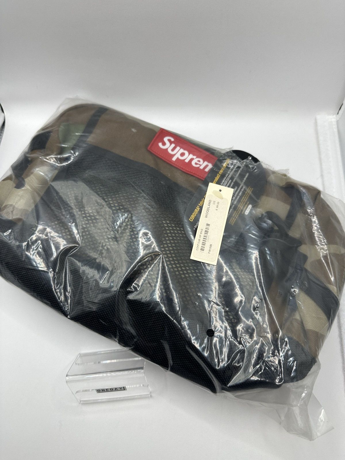 Supreme Supreme Woodland Camo Cordura Hip Bag Size ONE SIZE - 1 Thumbnail
