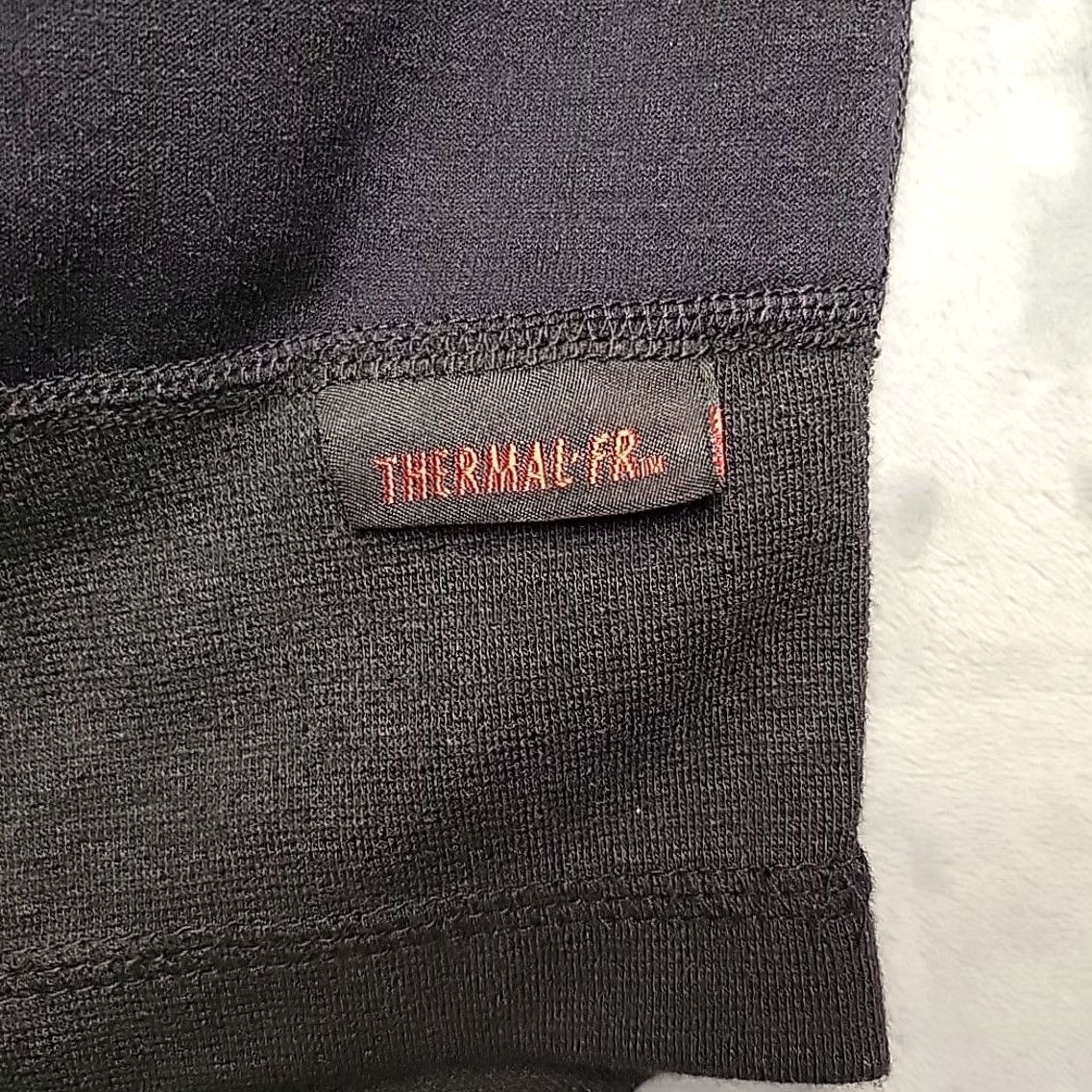 Vintage Polartec Thermal Shirt Womens Medium Long Black Nomex Flight CWU93P FR Fleece Size M / US 6-8 / IT 42-44 - 6 Thumbnail