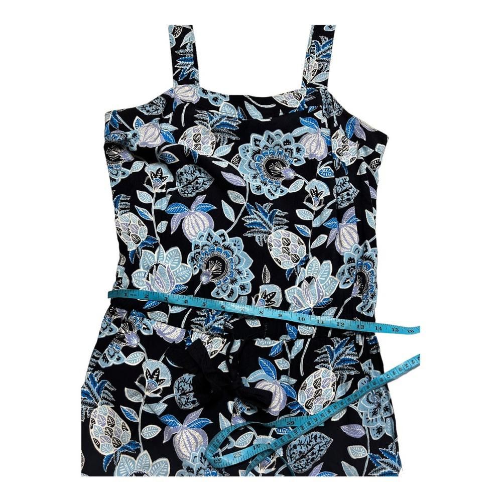 Designer Loft l Blue Pineapple Floral Print Jumpsuit Size 0 Size 25" / US 0 / IT 36 - 5 Thumbnail