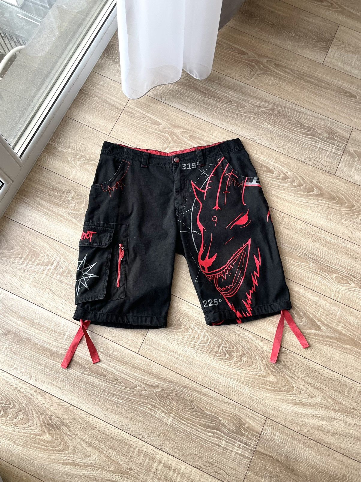 Slipknot Slipknot Big Logo EMP Cargo Shorts Size L Vintage Style Size US 34 / EU 50 - 1 Thumbnail