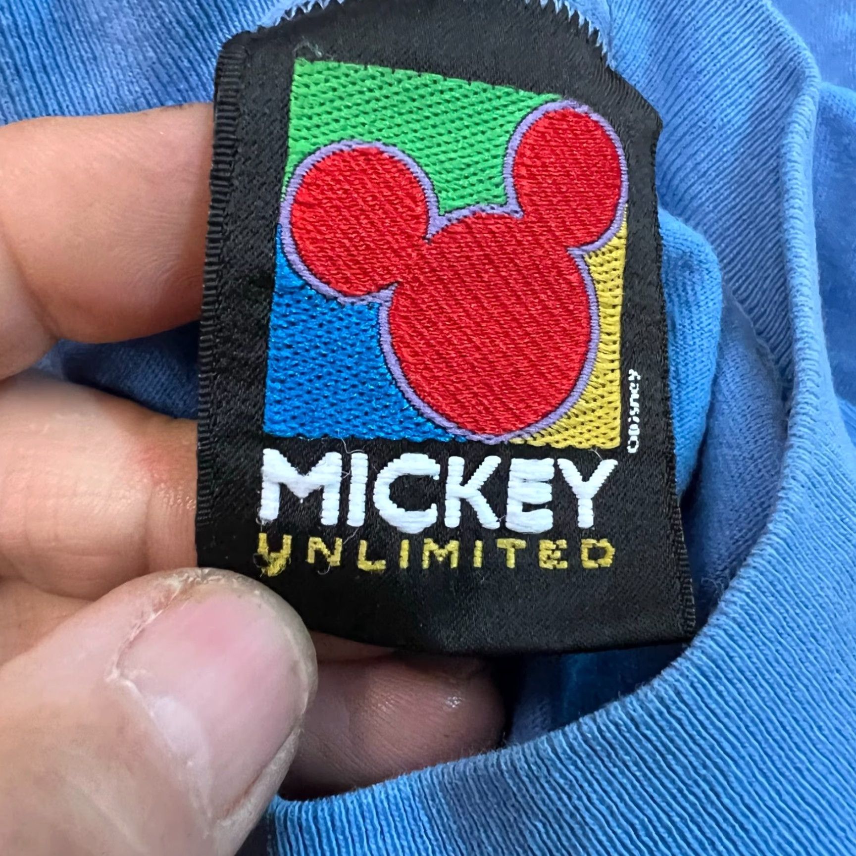 Disney Mickey Mouse Unlimited Shirt Adult M Blue Daytona Beach Mens Shirt Size US M / EU 48-50 / 2 - 7 Thumbnail