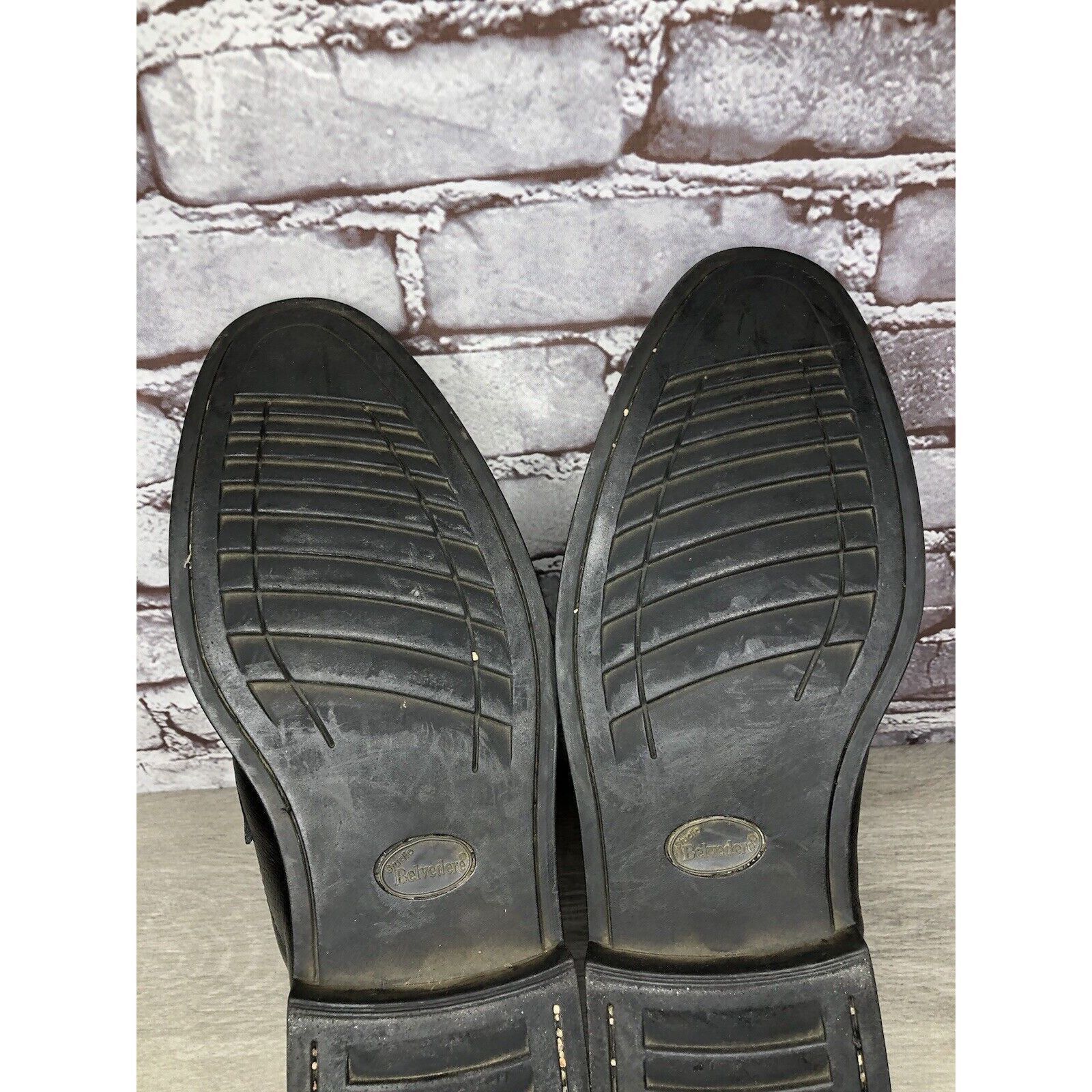 Other Studio Belverde Duke Black Leather Cap Toe Oxfords Dress Sho Size US 11 / EU 44 - 13 Thumbnail