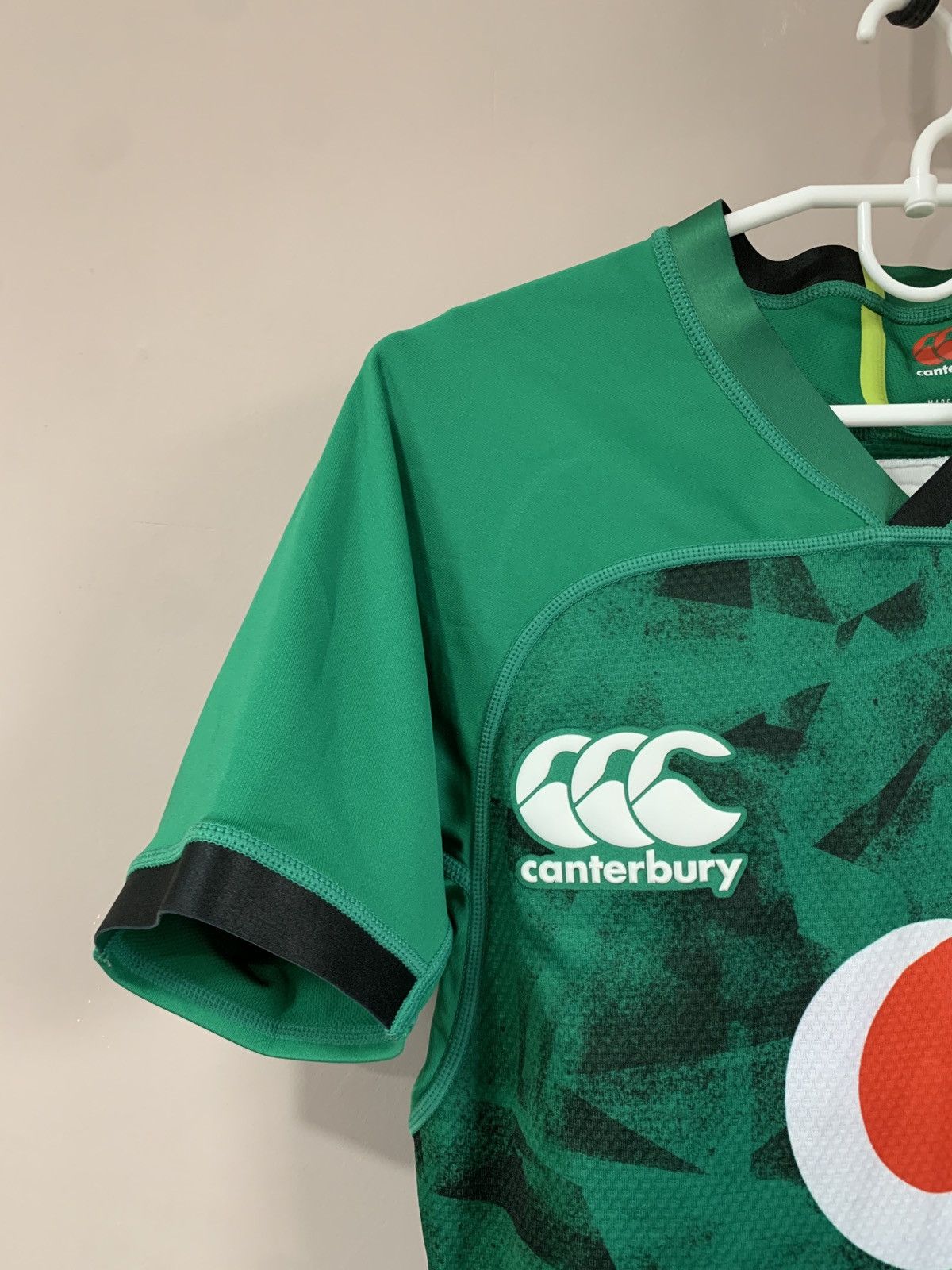 Canterbury of New Zealand Ireland Home Rugby Union Player Issue Canterbury Jersey Sz S Size US S / EU 44-46 / 1 - 3 Thumbnail