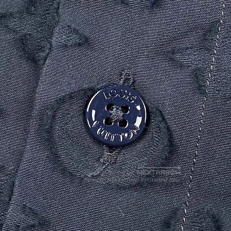Louis Vuitton Louis Vuitton M Size Dark Gray Cotton Shirt . Size M / US 6-8 / IT 42-44 - 4 Thumbnail
