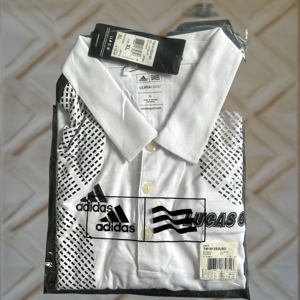 Adidas adidas Lucas Oil Clima Cool Polo Short Sleeve Men XL Multicolor NWT Size US XL / EU 56 / 4 - 1 Thumbnail