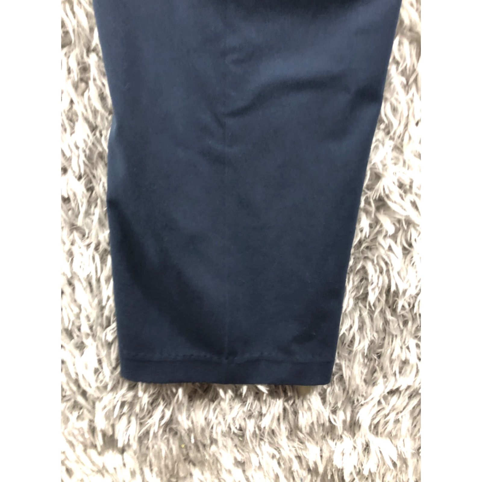 Haggar Haggar Slim Fit Dress Pants Mens 34x32 Blue Hook Eye Slim Straight 5-Pocket Cotton Nylon Casual Formal Business Mens Size US 34 / EU 50 - 7 Thumbnail