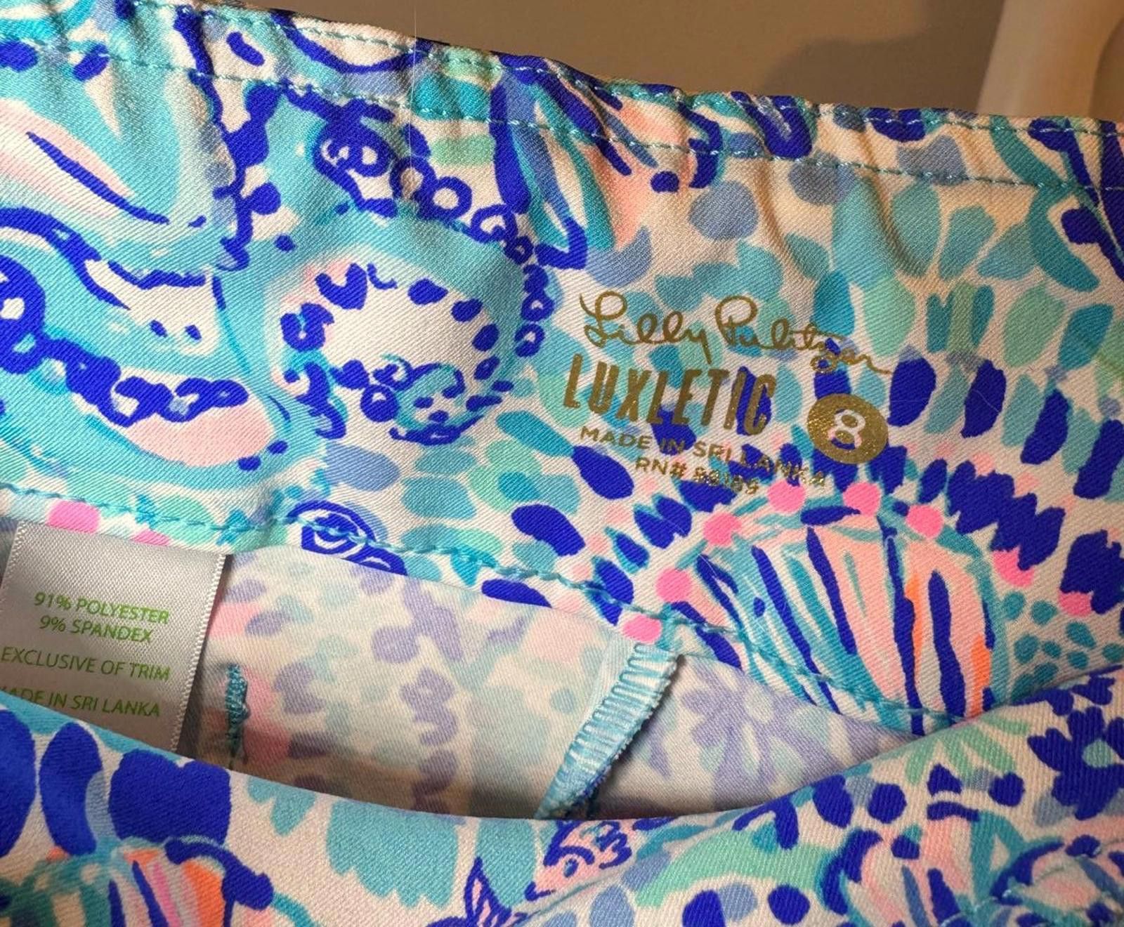 Designer Lilly Pulitzer Women's Bright Floral Print Shorts Size 30" / US 8 / IT 44 - 3 Thumbnail