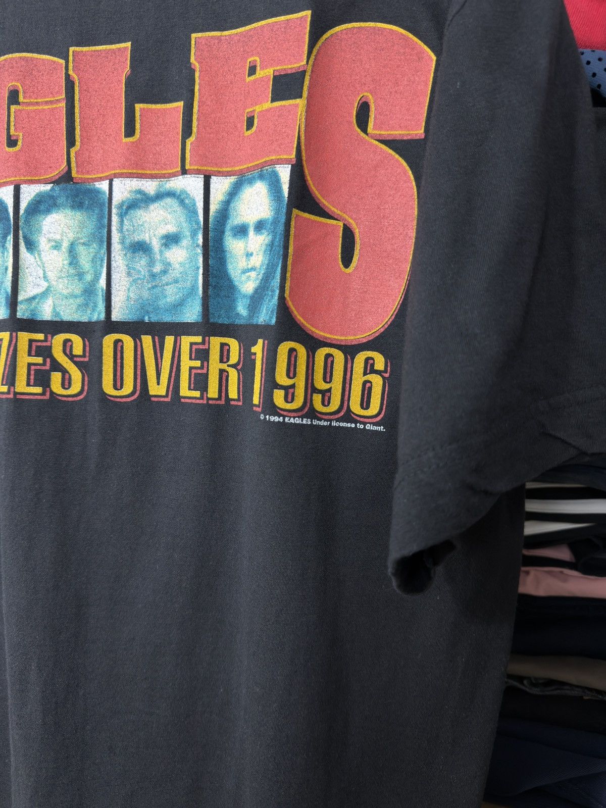 Band Tees × Vintage Vintage 90s EAGLES Hell Freezes Over World Tour 1994 T-Shirt Size US L / EU 52-54 / 3 - 17 Thumbnail