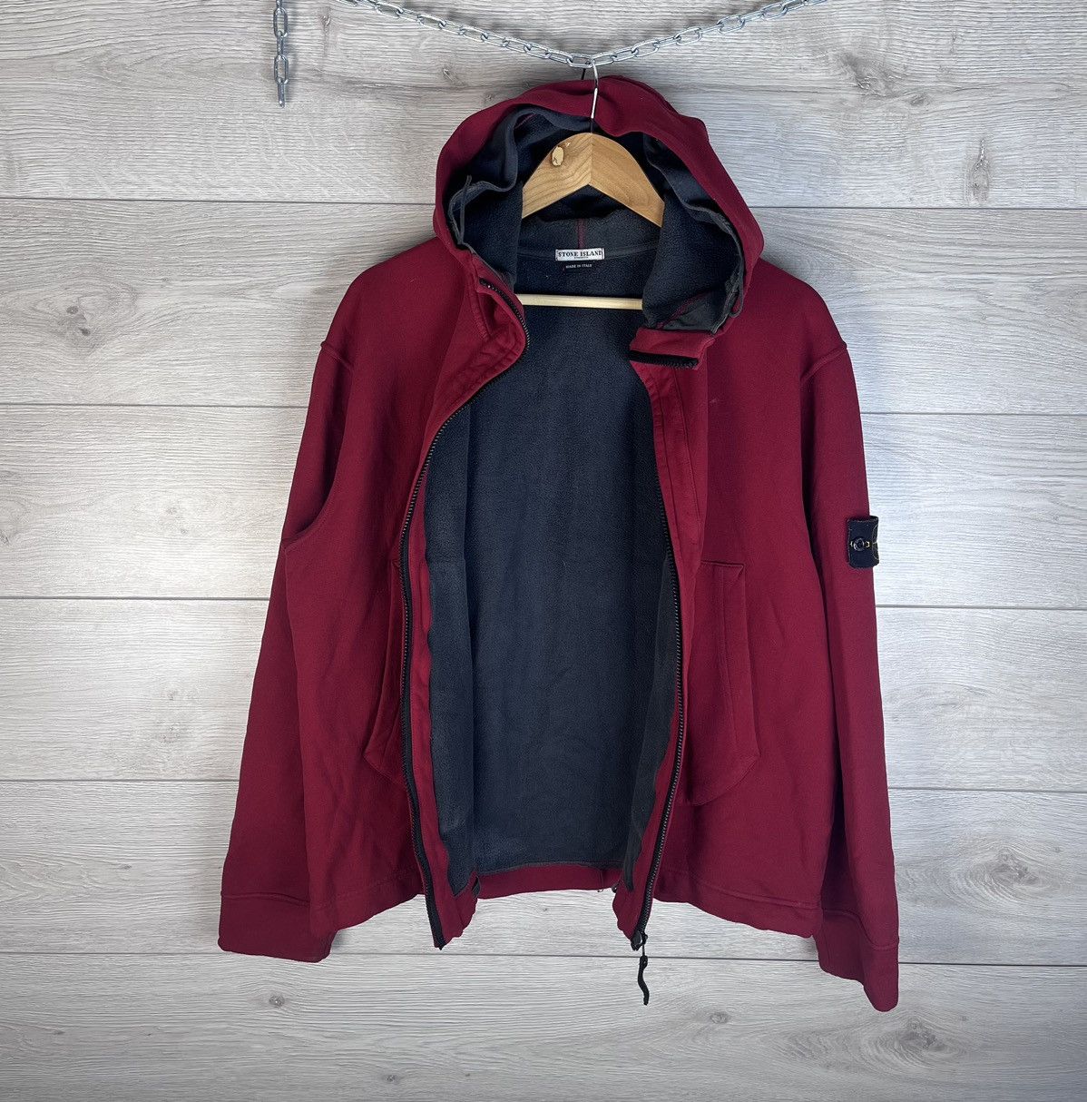 Stone Island Vintage men Zip-up hoodie Stone Island made in Italy size L Size US L / EU 52-54 / 3 - 17 Thumbnail