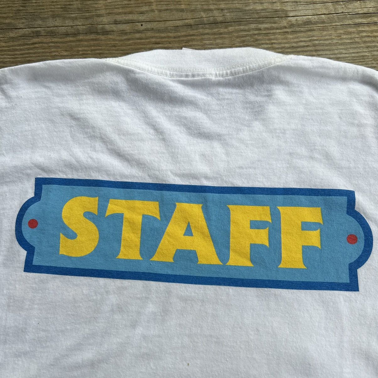 Vintage Vintage Thomas The Train A Day Out With Thomas Staff T Shirt Size US XL / EU 56 / 4 - 3 Thumbnail