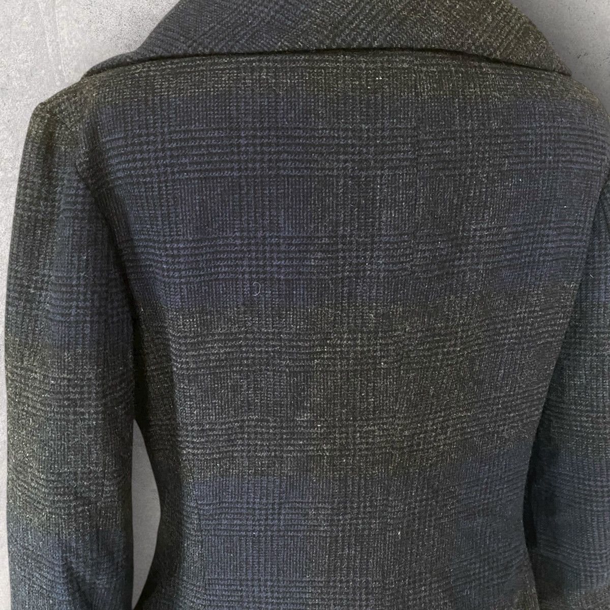 Yohji Yamamoto Yohji Yamamoto Cashmere Blend Gradience Plaid Blazer Size S / US 4 / IT 40 - 7 Thumbnail