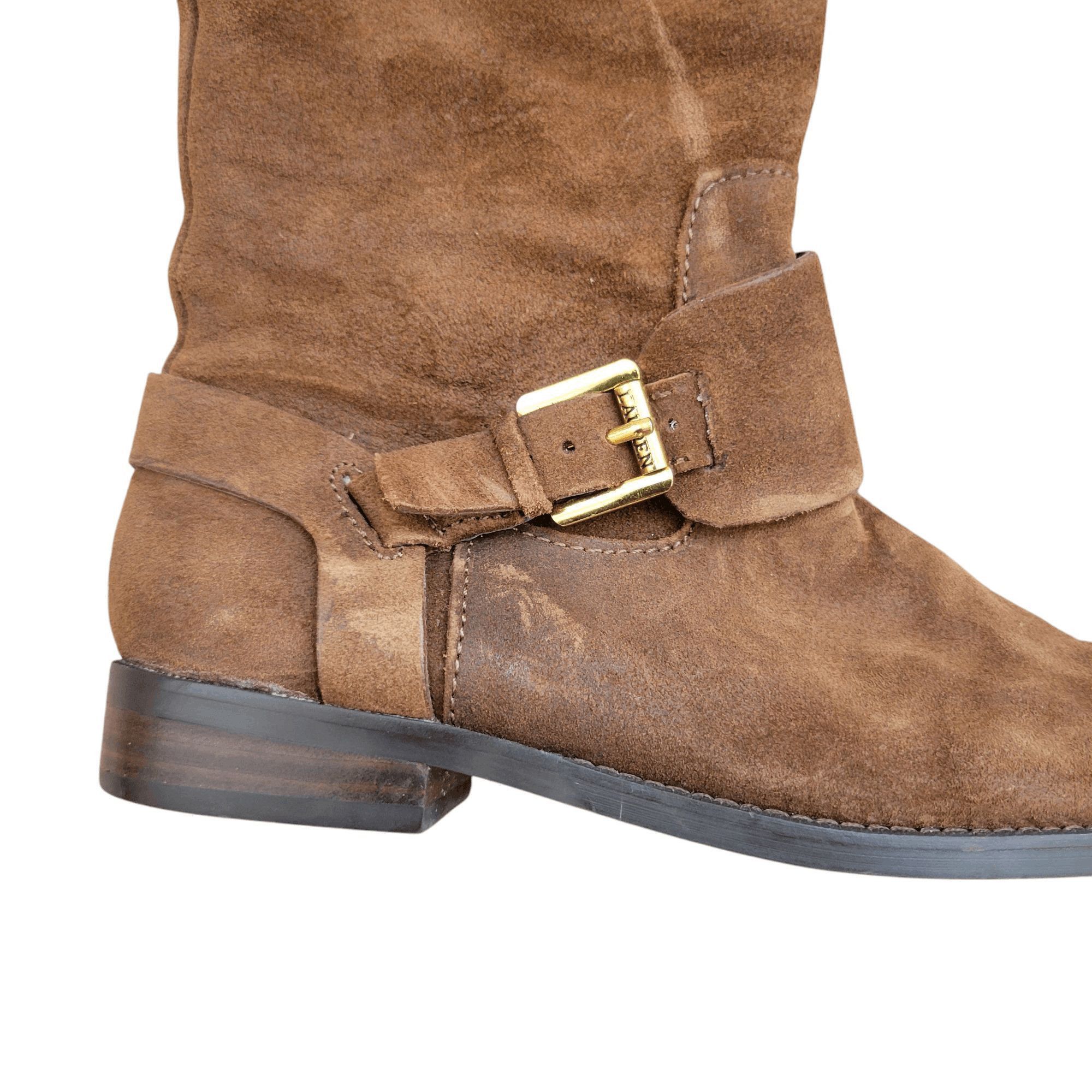 Polo Ralph Lauren Lauren Ralph Lauren Jeannette Over the Knee Riding Boot 6B Size US 6 / IT 36 - 3 Thumbnail