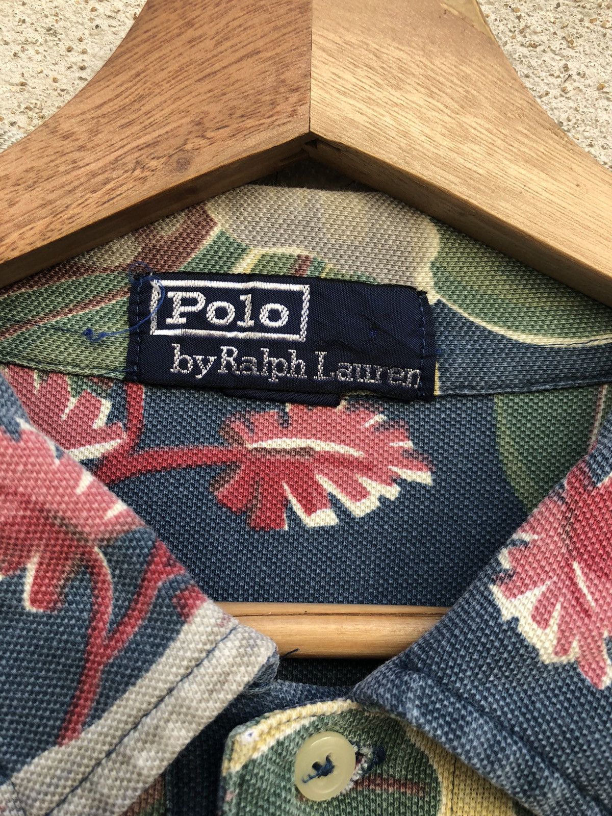 Polo Ralph Lauren × Vintage Vintage Polo by Ralph Lauren Flora FullPrint Polos Size US L / EU 52-54 / 3 - 3 Thumbnail