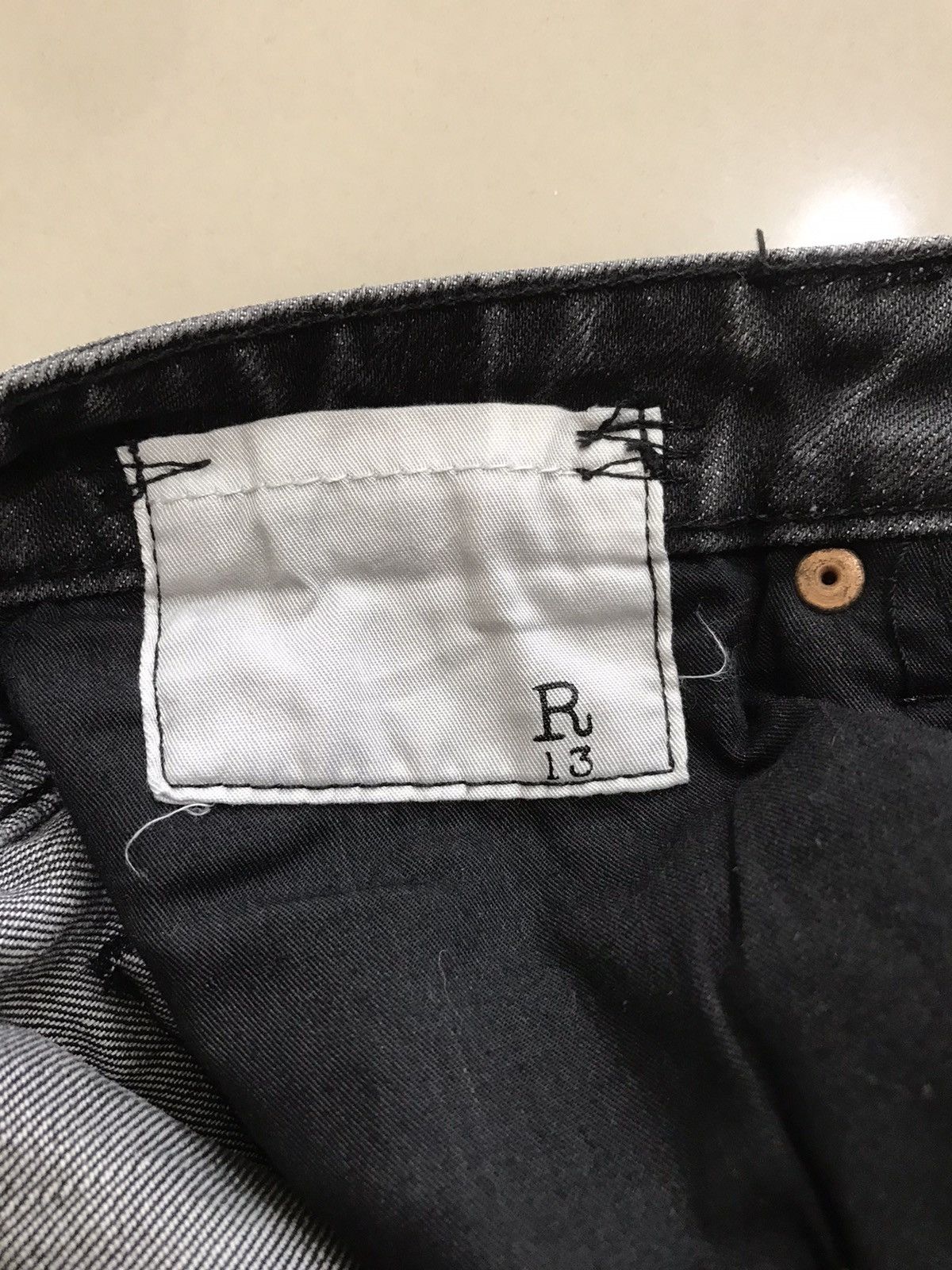 R13 R13 Kick Fit Frayed Hem Jeans Size 26" / US 2 / IT 38 - 5 Thumbnail