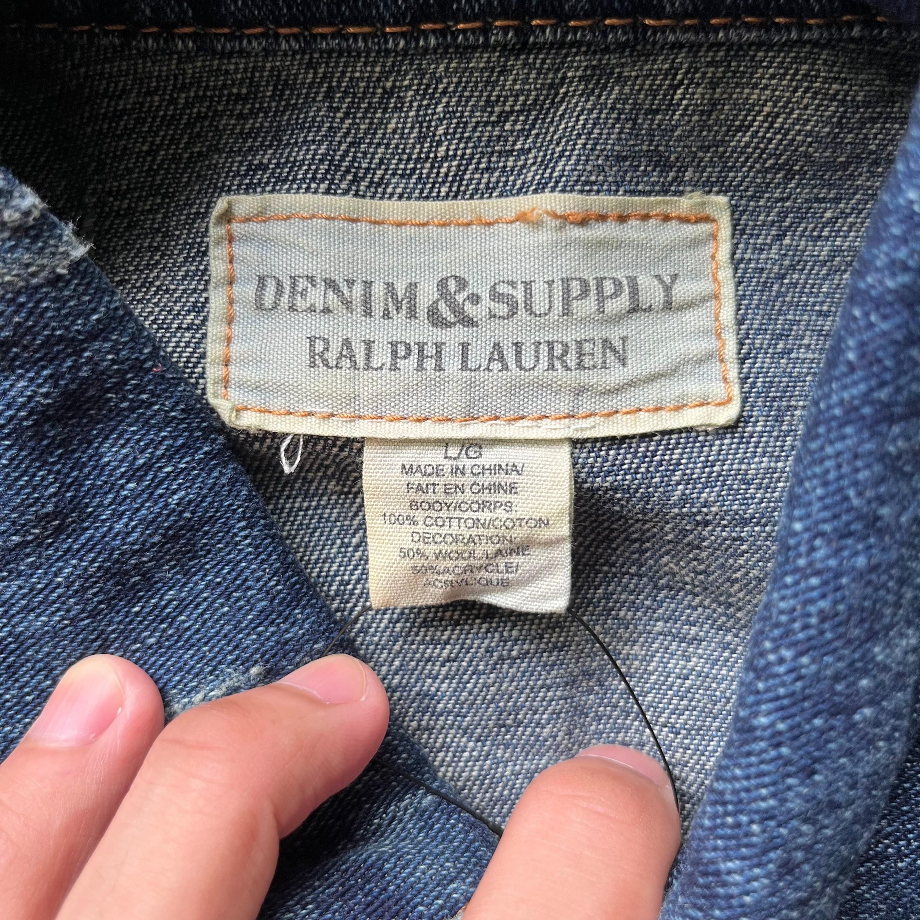 Denim & Supply Ralph Lauren Denim & Supply Ralph Lauren American Flag Denim Jacket Size US L / EU 52-54 / 3 - 11 Thumbnail