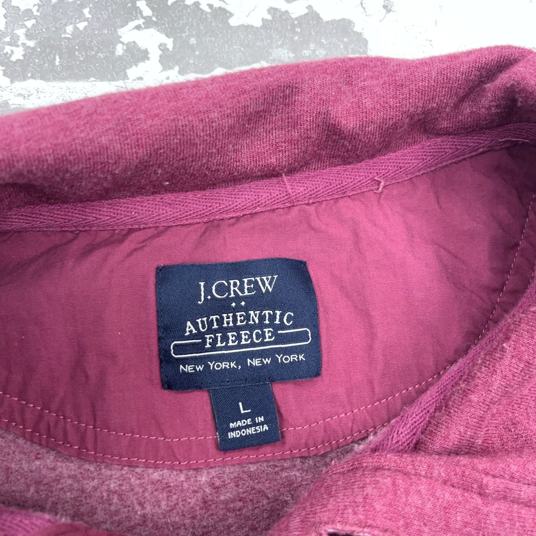 J.Crew J.CREW Sweater Men Large Pink Pullover Fleece Henley Mock Neck Preppy Sweatshirt Knit Style Solid Casualwear Shirt? Size US L / EU 52-54 / 3 - 4 Thumbnail