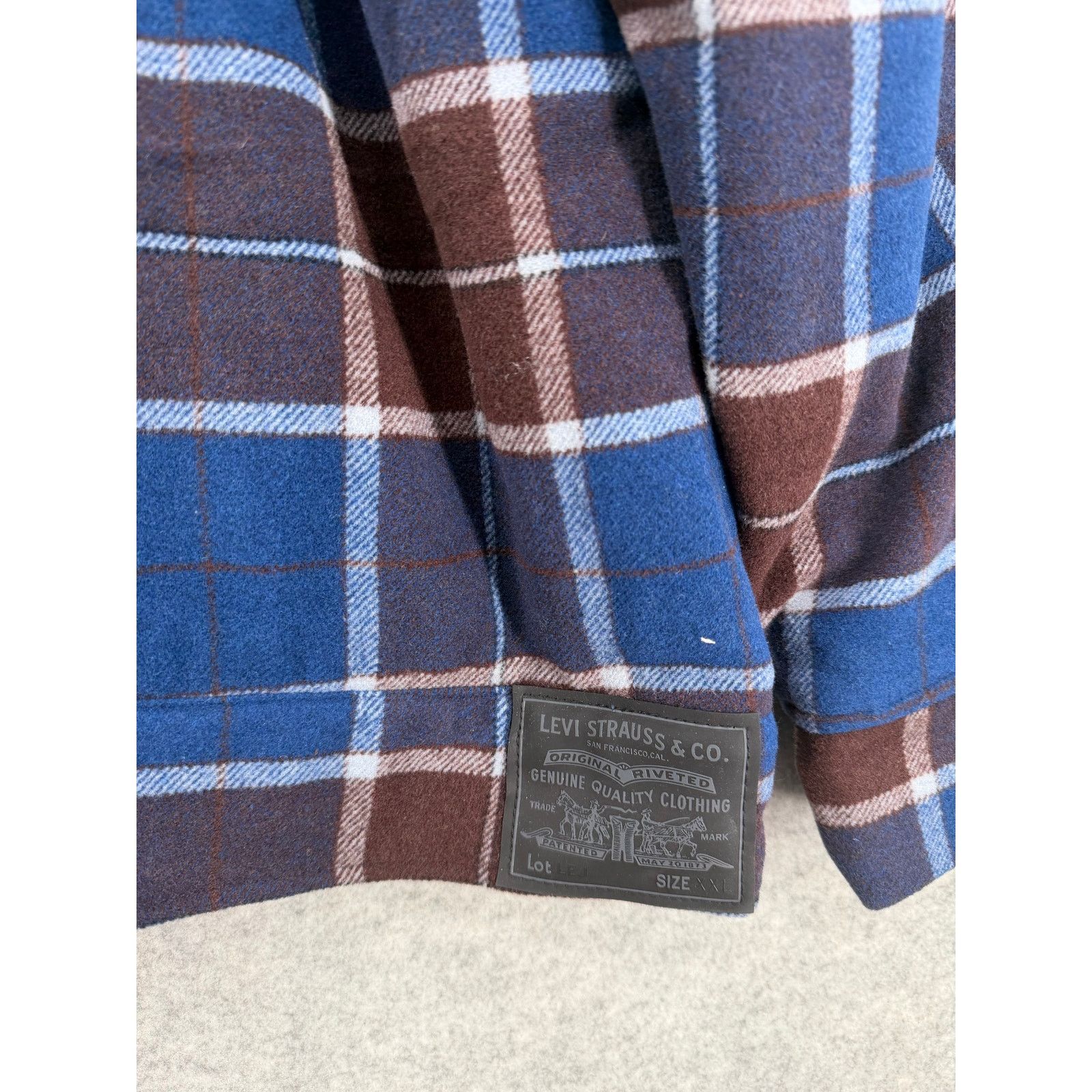 Levi's NWT Levi's Webster Western Crandle Plaid Allspice Puffer Size US XXL / EU 58 / 5 - 8 Thumbnail