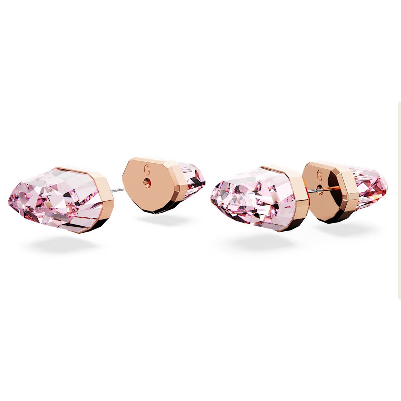 Swarovski Swarovski Lucent stud earrings Pink, Rose gold-tone plated Size ONE SIZE - 1 Thumbnail
