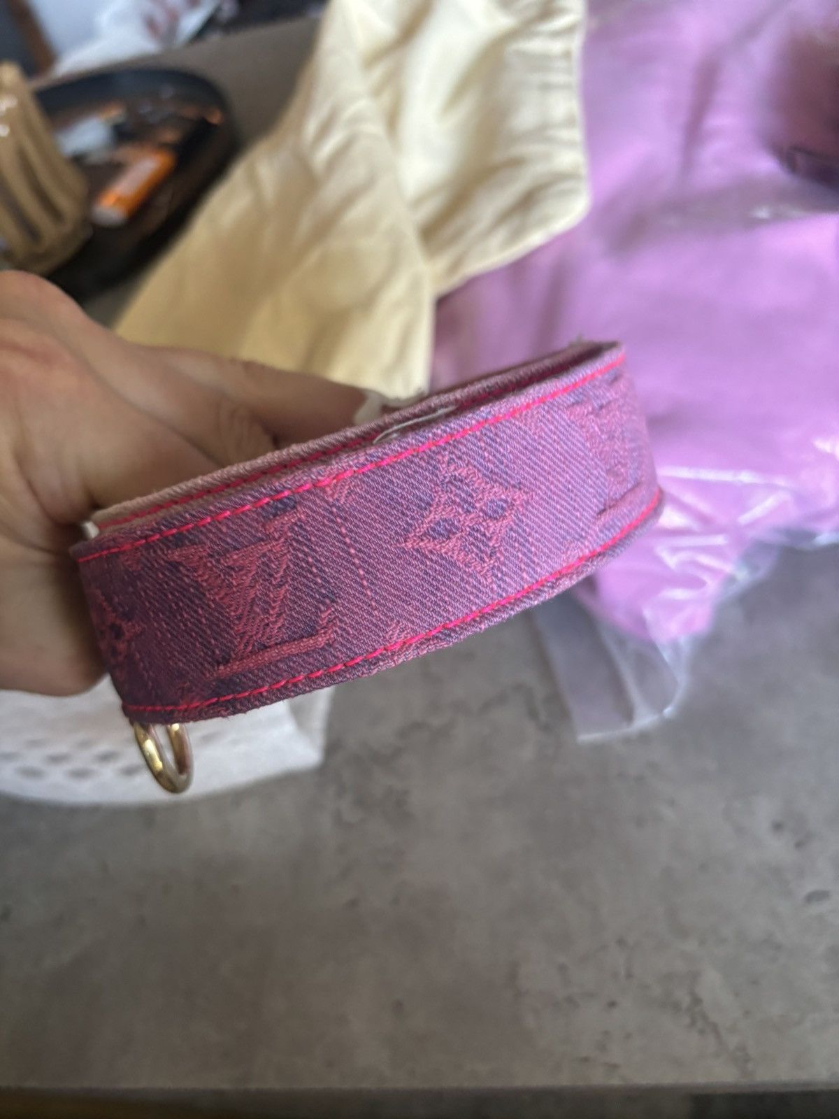 Louis Vuitton Lv monogram belt from 2010 Size ONE SIZE - 9 Thumbnail