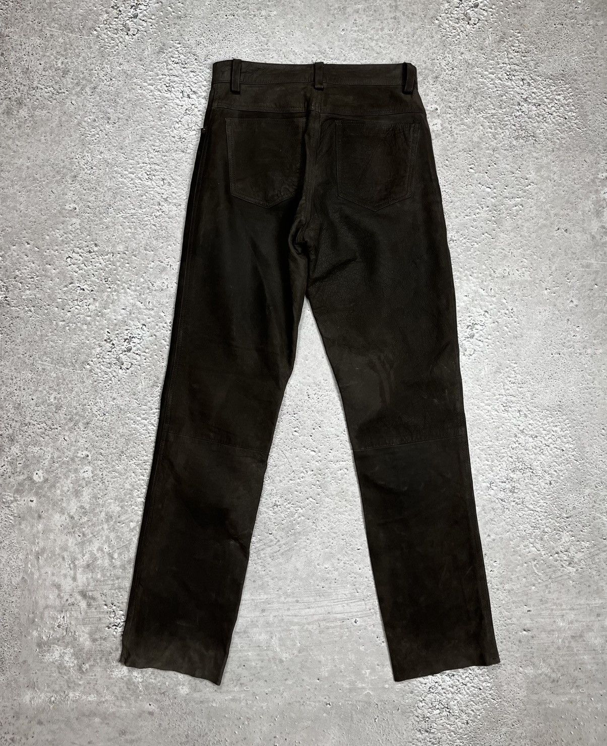 Other Stockerpoint Distressed Leather Pants Brown Size 31 Size US 31 - 9 Thumbnail