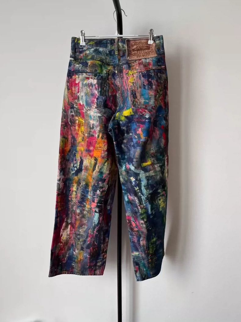 Acne Studios acne studios Colorful printed pattern jeans Size US 34 / EU 50 - 2 Thumbnail