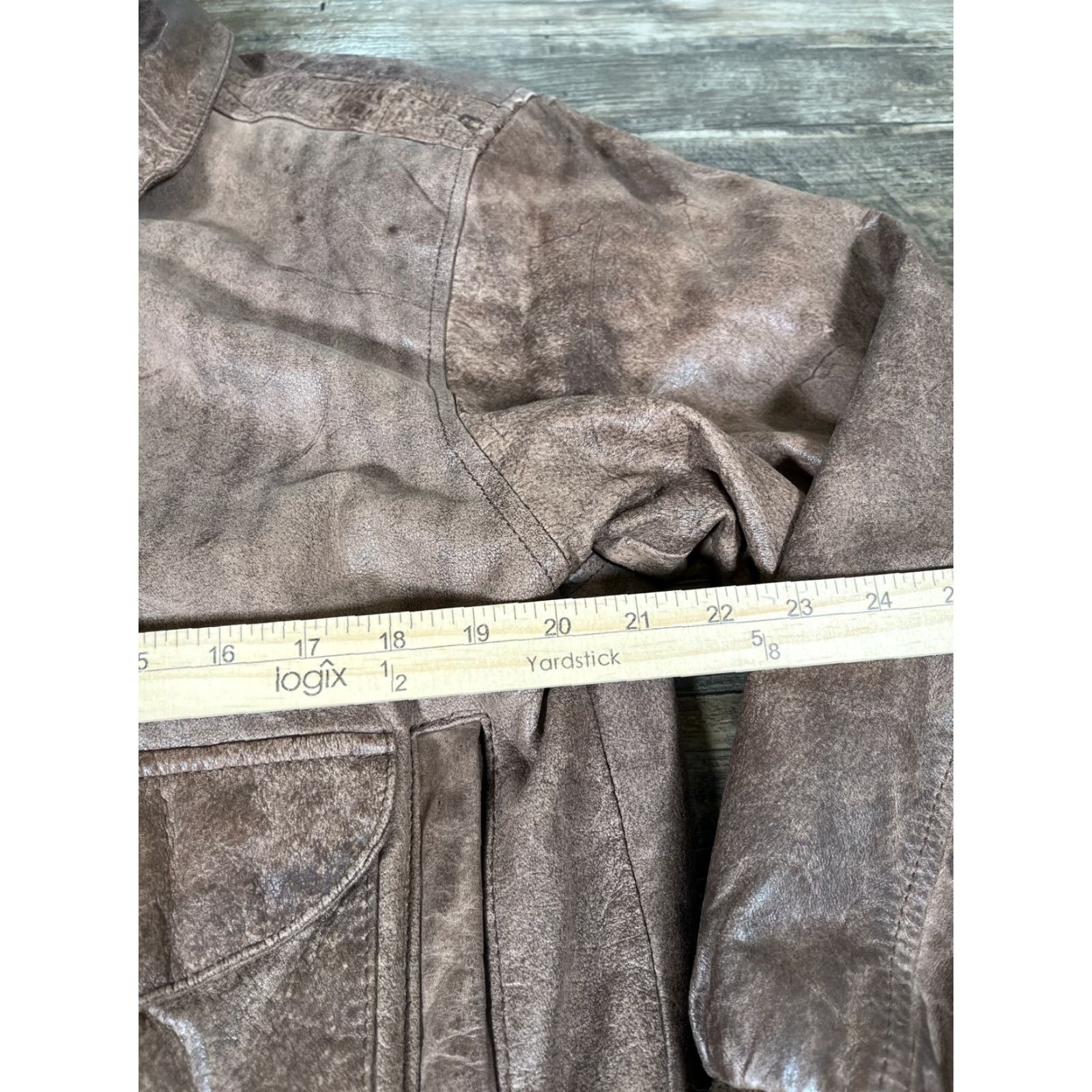 Vintage VINTAGE L'Officiel Leather Jacket Mens M Brown Bomber Jacket Paris Flight Aviator Corps D’Avion De Paris Brown Mens M Size US M / EU 48-50 / 2 - 3 Thumbnail