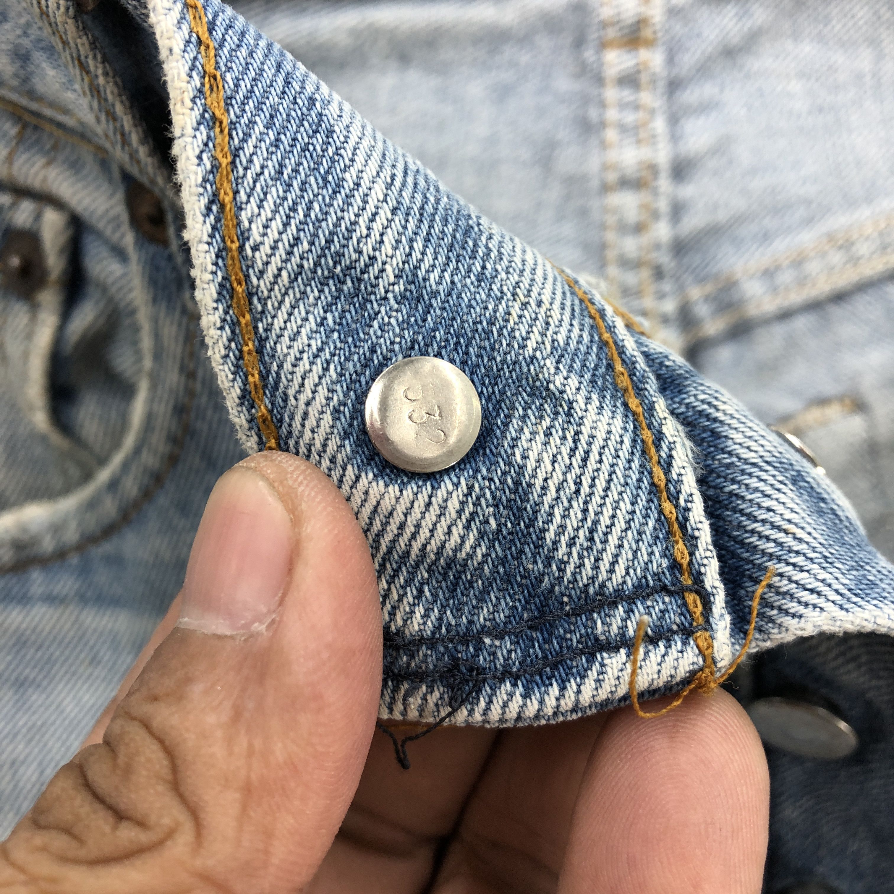 Levi's Vintage 90s Levis 501xx Jeans Dirty Levis Light Wash Pants Size US 30 / EU 46 - 7 Thumbnail