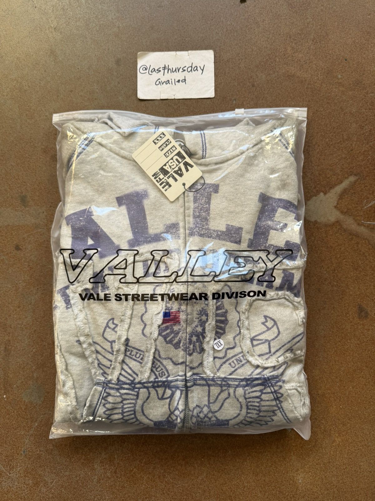 Vale Vale Forever Army Zip Up Dirt Grey XXL Size US XXL / EU 58 / 5 - 4 Thumbnail