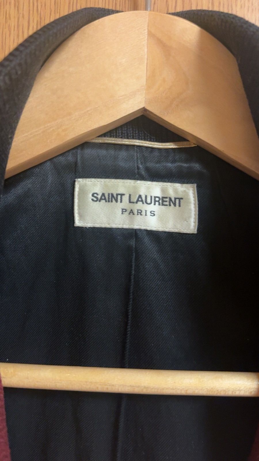 Saint Laurent Paris Saint Laurent Paris FW14 “Bordeaux” Teddy Size US XS / EU 42 / 0 - 3 Thumbnail