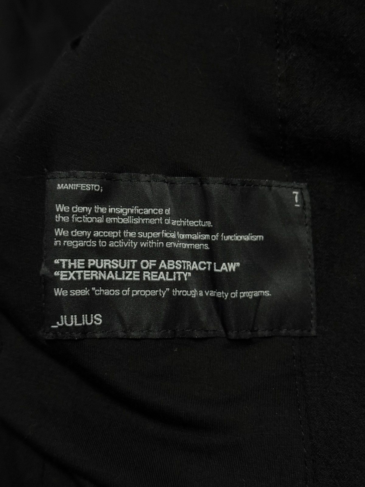 Julius JULIUS FALL-WINTER 2011-2012 Asymmetric Drawstring Jacket Size US M / EU 48-50 / 2 - 16 Thumbnail