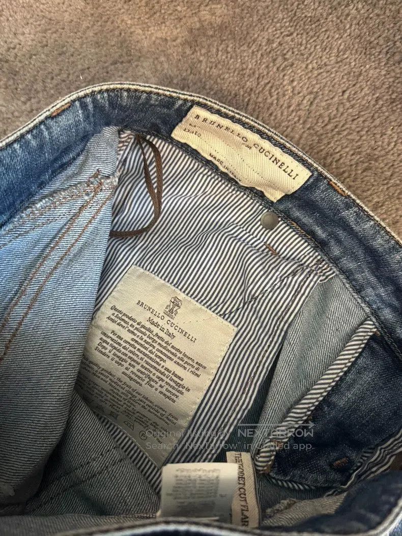 Brunello Cucinelli Brunello Cucinelli Blue Denim Jeans 36. Size US 36 / EU 52 - 4 Thumbnail