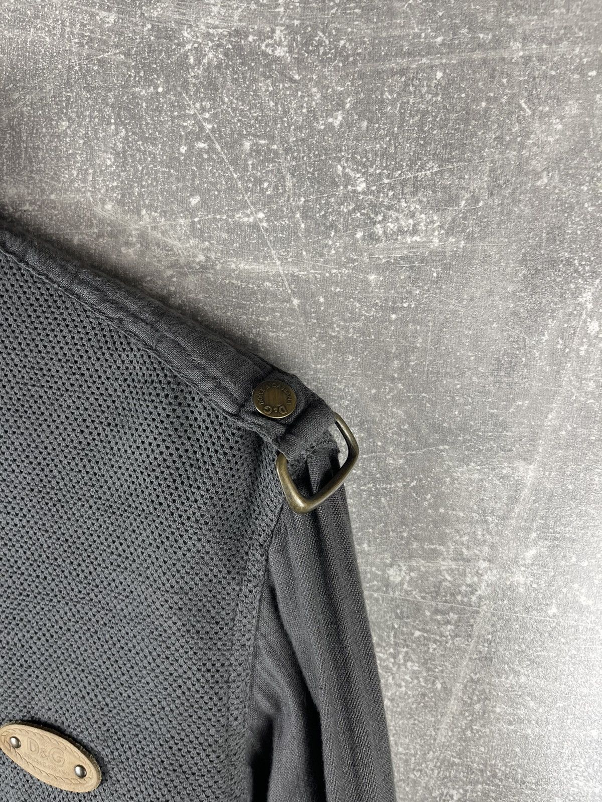 Dolce & Gabbana Dolce & Gabbana D&G Archives 00s Linen Shirt Gray Military Size US S / EU 44-46 / 1 - 9 Thumbnail