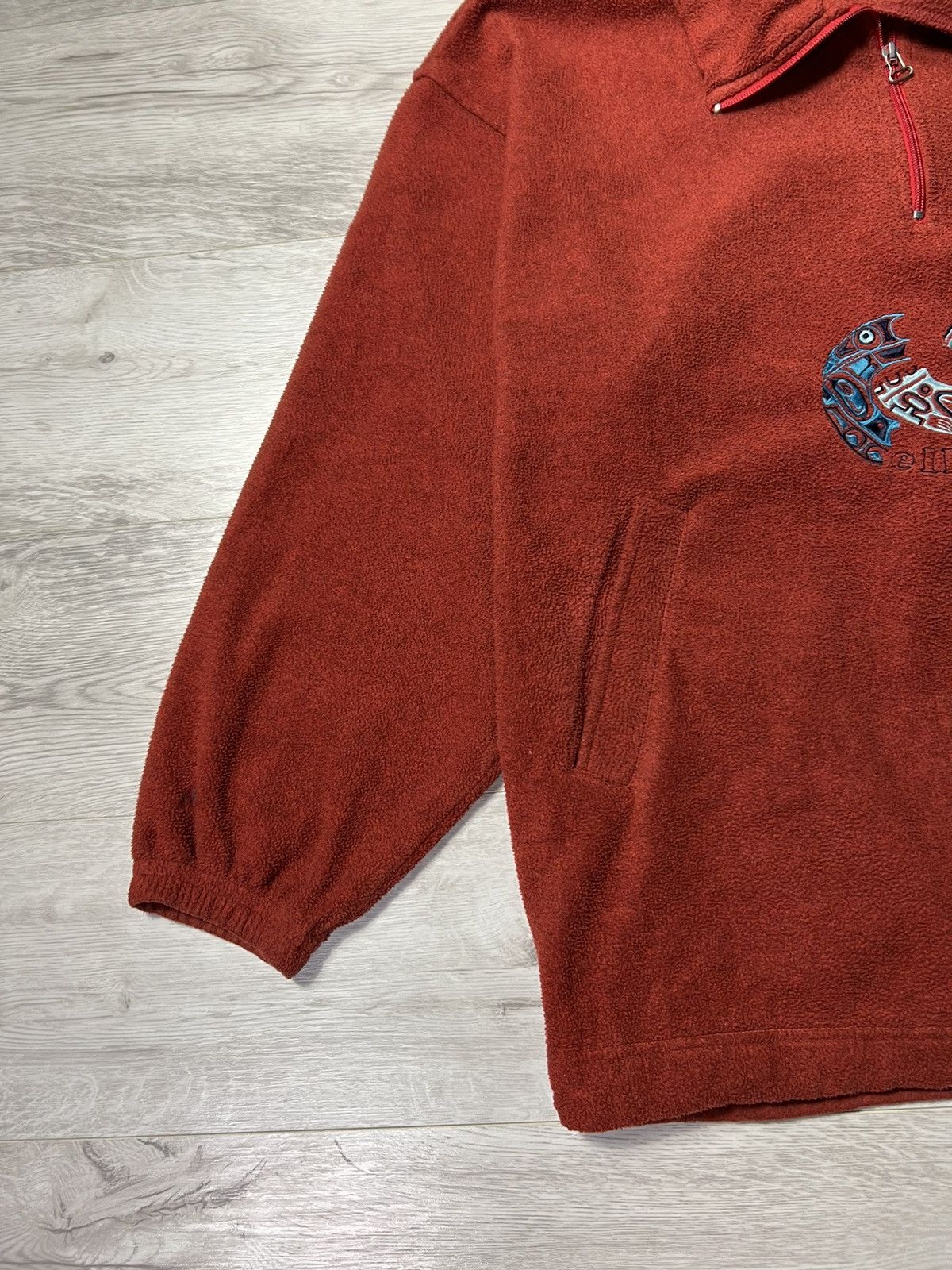 Ellesse Archive Vintage Ellesse Big Logo Fleece Pullover Zip Jacket Size US XL / EU 56 / 4 - 9 Thumbnail