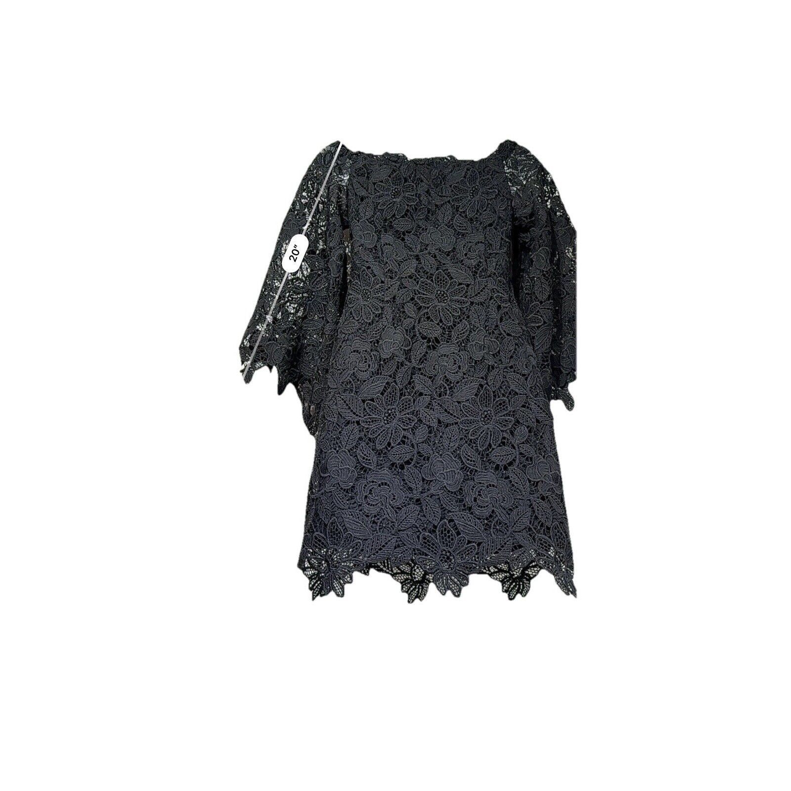 Free People Free People Dusk Lace Off Shoulder black Mini Dress Size 0 Size XS / US 0-2 / IT 36-38 - 8 Thumbnail