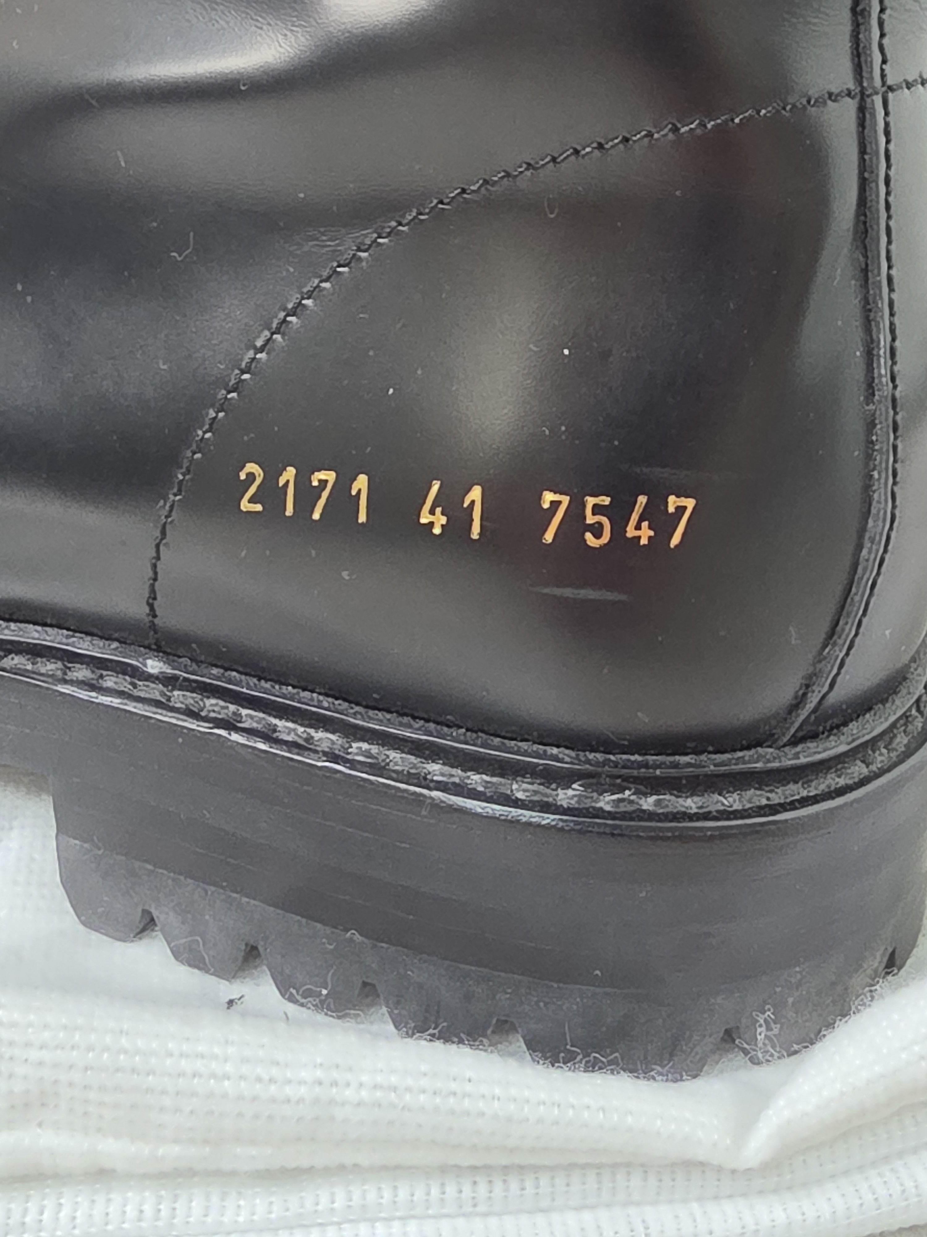Common Projects Common Projects Lug Sole Leather Combat Boots Size US 8 / EU 41 - 10 Thumbnail