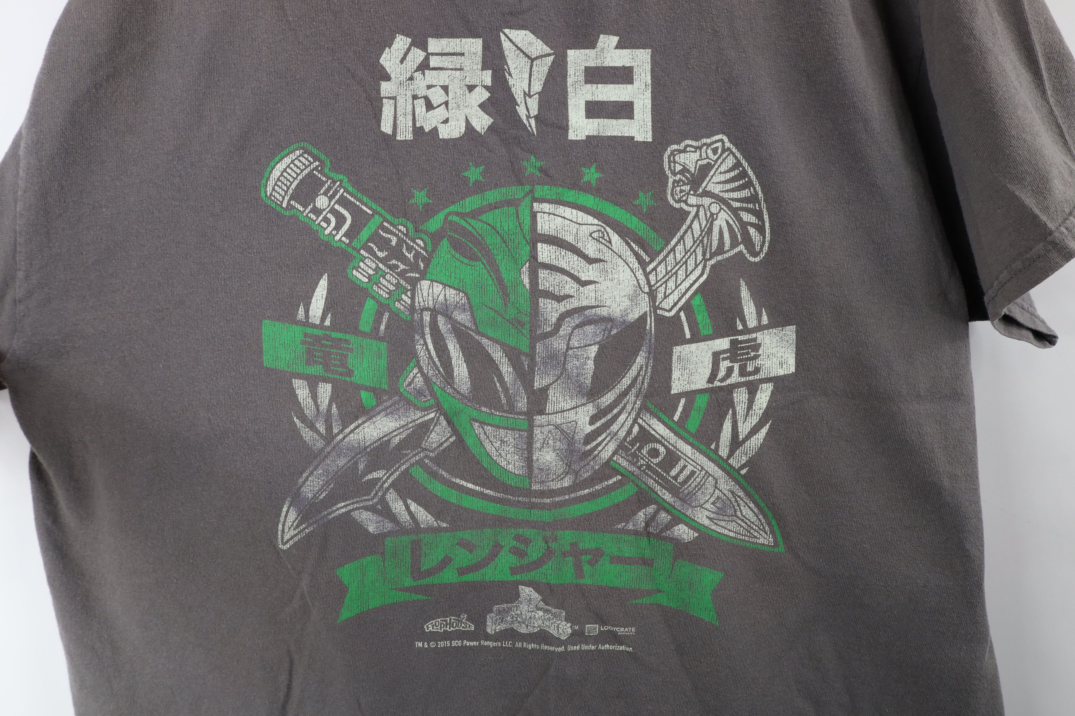 Vintage Vintage Y2K Power Rangers Short Sleeve T-Shirt Gray Cotton Size US XL / EU 56 / 4 - 4 Thumbnail