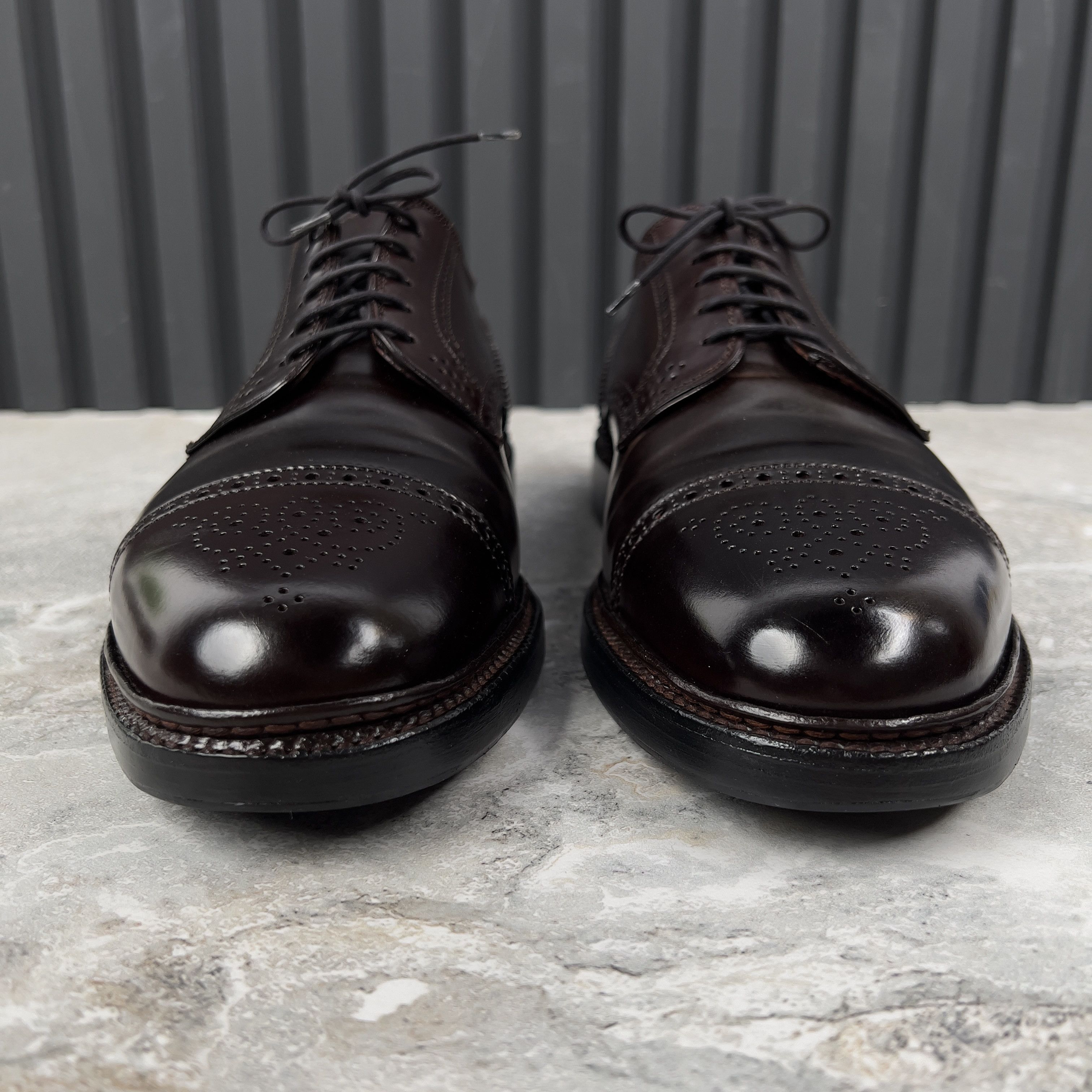Alden Alden Medallion Cap Toe Full Brogues Derby Shell Cordovan Size US 9.5 / EU 42-43 - 6 Thumbnail
