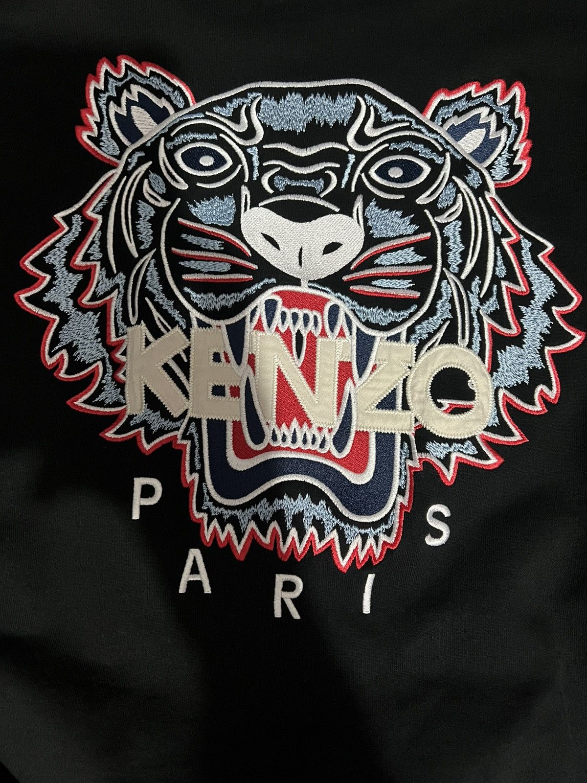 Kenzo Kenzo Tiger logo Embroidered Sweater Size US XL / EU 56 / 4 - 2 Thumbnail