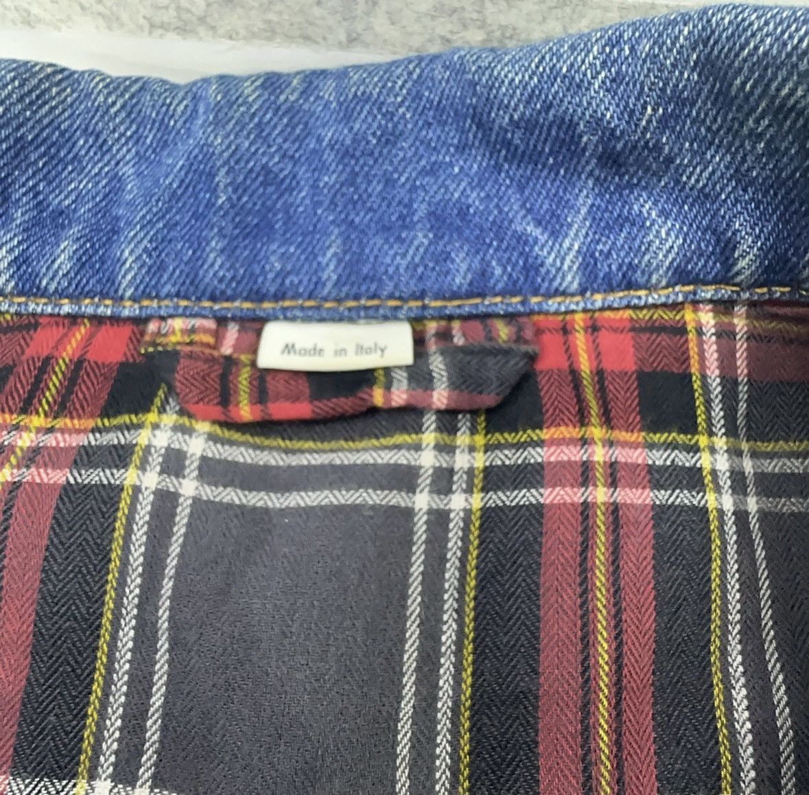 Gucci Gucci Sticker Oversized Denim Jacket 44 Size US S / EU 44-46 / 1 - 7 Thumbnail