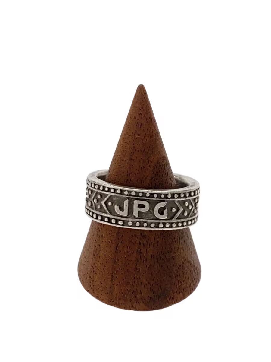 Jean Paul Gaultier Archive Carved Logo .925 Sterling Silver Ring Size ONE SIZE - 1 Thumbnail
