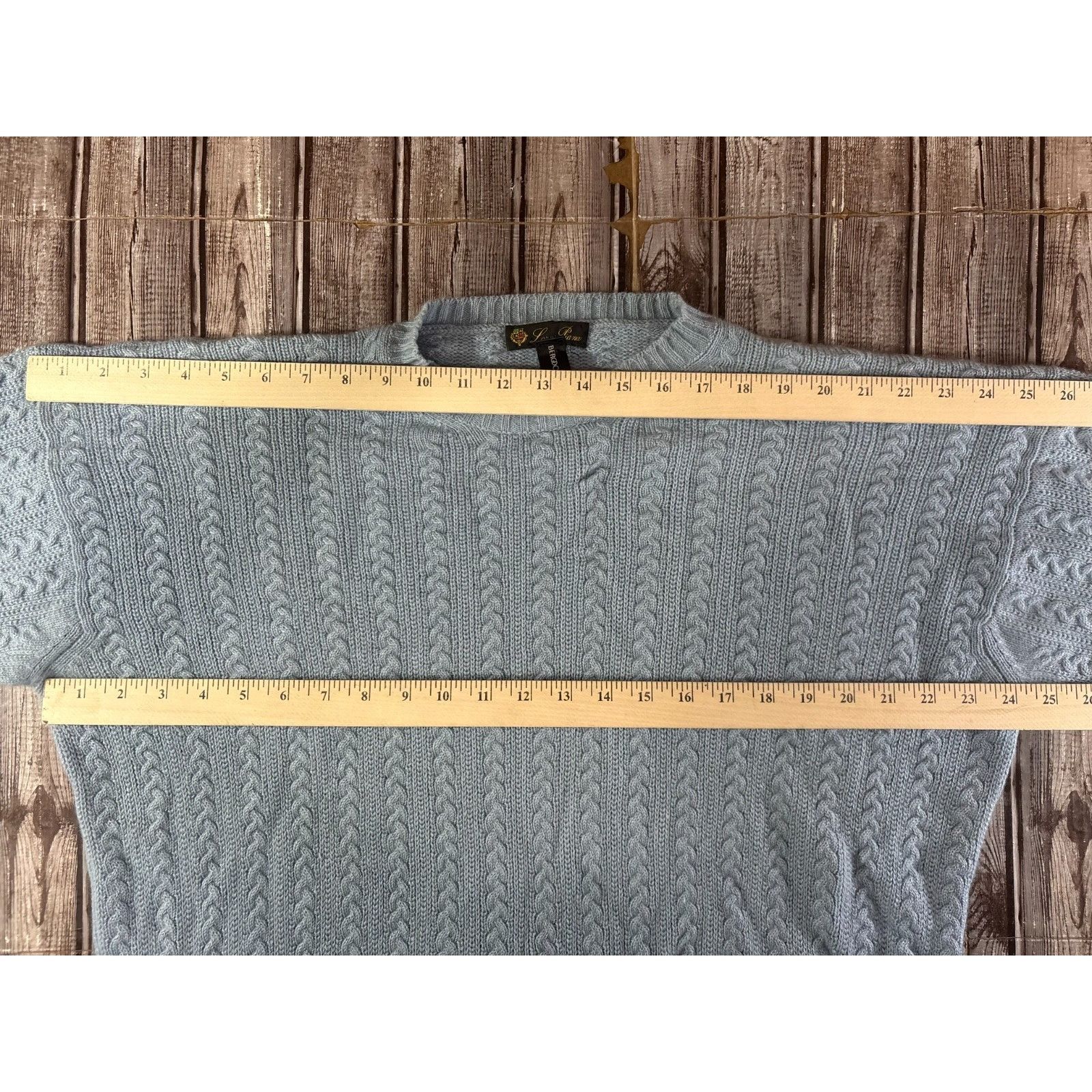 Loro Piana Loro Piana Cashmere Cable Knit Pullover Sweater Size 54 XL c Size US XL / EU 56 / 4 - 6 Thumbnail