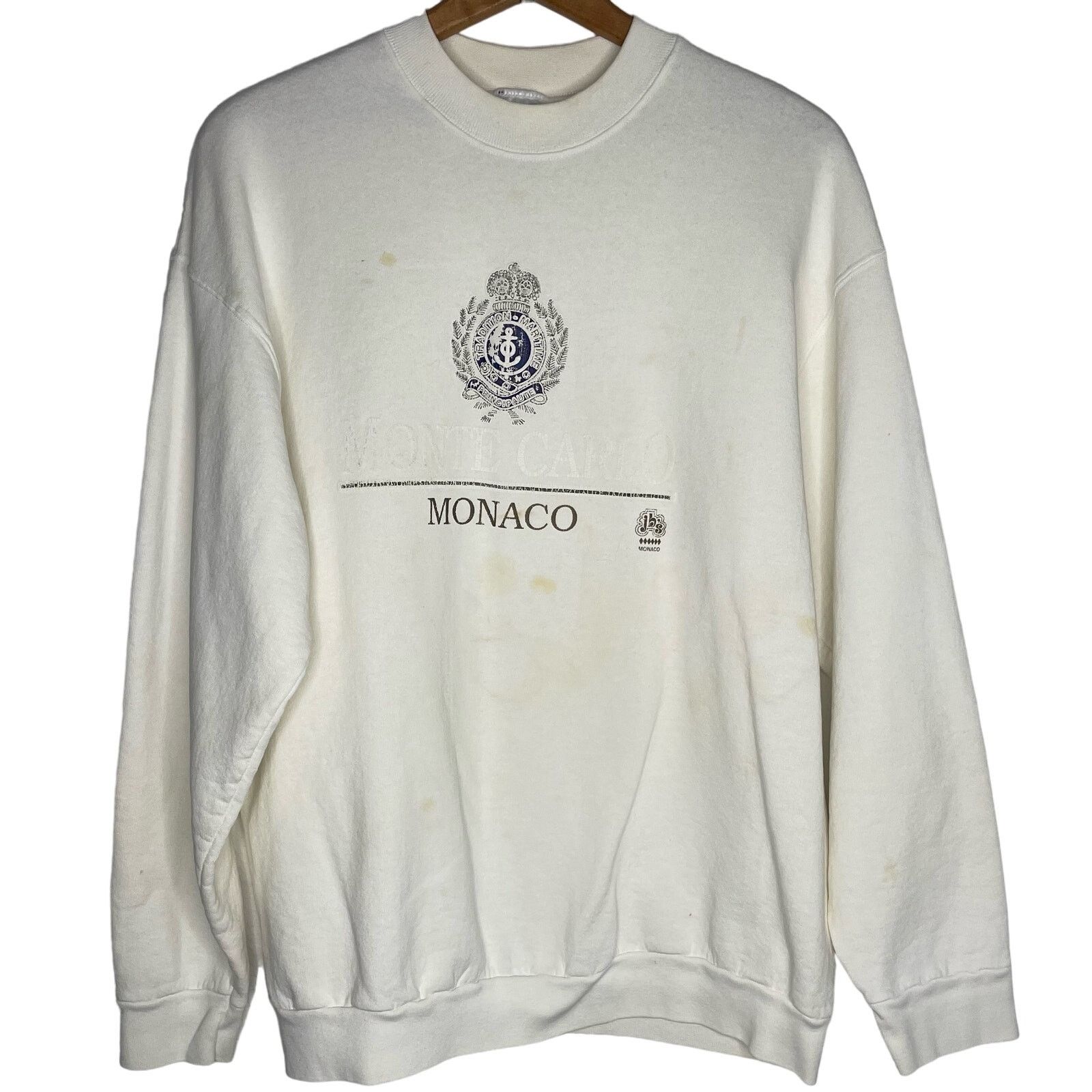 Fruit Of The Loom Monaco Monte Carlo Sweatshirt Size XL / US 12-14 / IT 48-50 - 1 Thumbnail