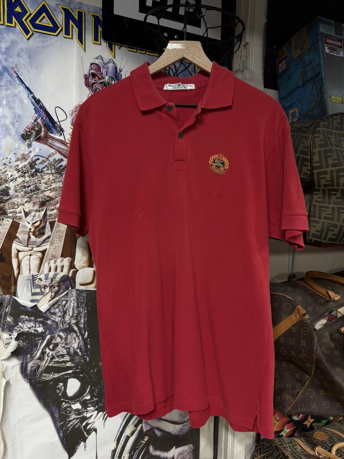 Burberry Burberry Logo Polo Men’s T-Shirt Preowned Size Large Size US L / EU 52-54 / 3 - 7 Thumbnail
