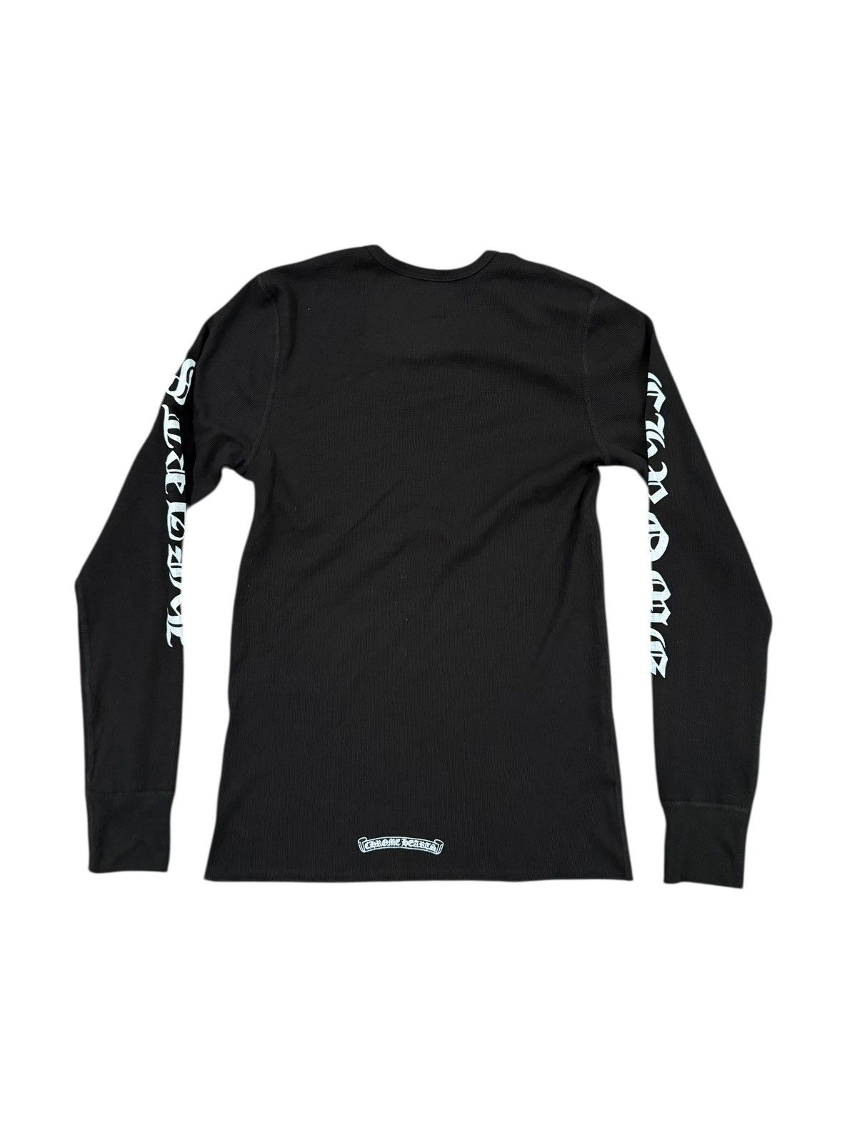 Chrome Hearts Classic Scroll Logo Thermal Long Sleeve Tee Size US XL / EU 56 / 4 - 2 Thumbnail