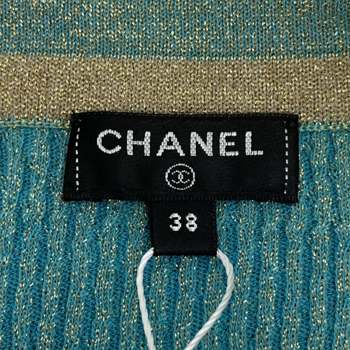 Chanel Chanel Egypt Series Shiny Emblem Short Sleeve Knit Top K26WX Size S / US 4 / IT 40 - 6 Thumbnail