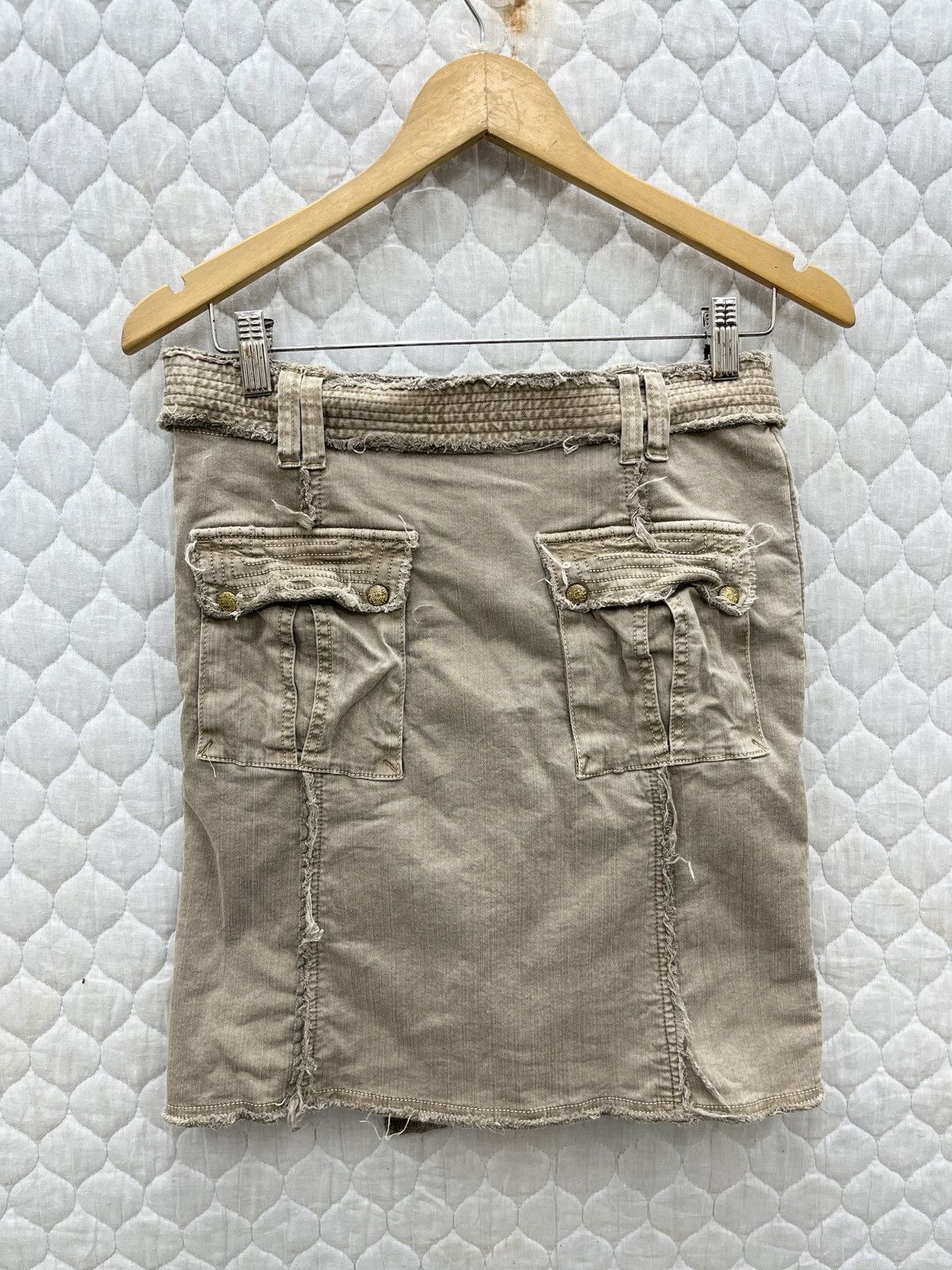 Japanese Brand 🔥🔥🔥ARCHIVE FLAMINGGO WRAP BELT SKIRTS Size 29" - 5 Thumbnail