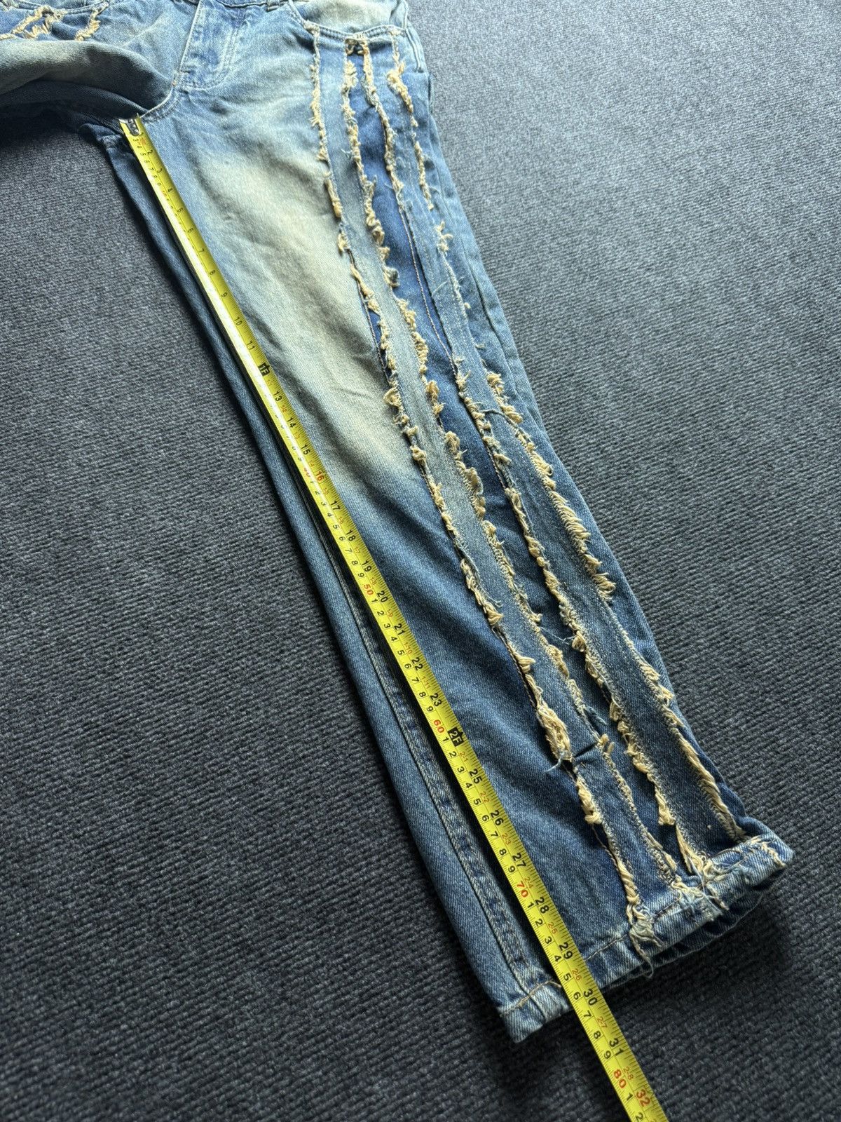 Japanese Brand Japanese Avant Garde Punk Style Distressed Panel Denim Jeans Size US 30 / EU 46 - 18 Thumbnail