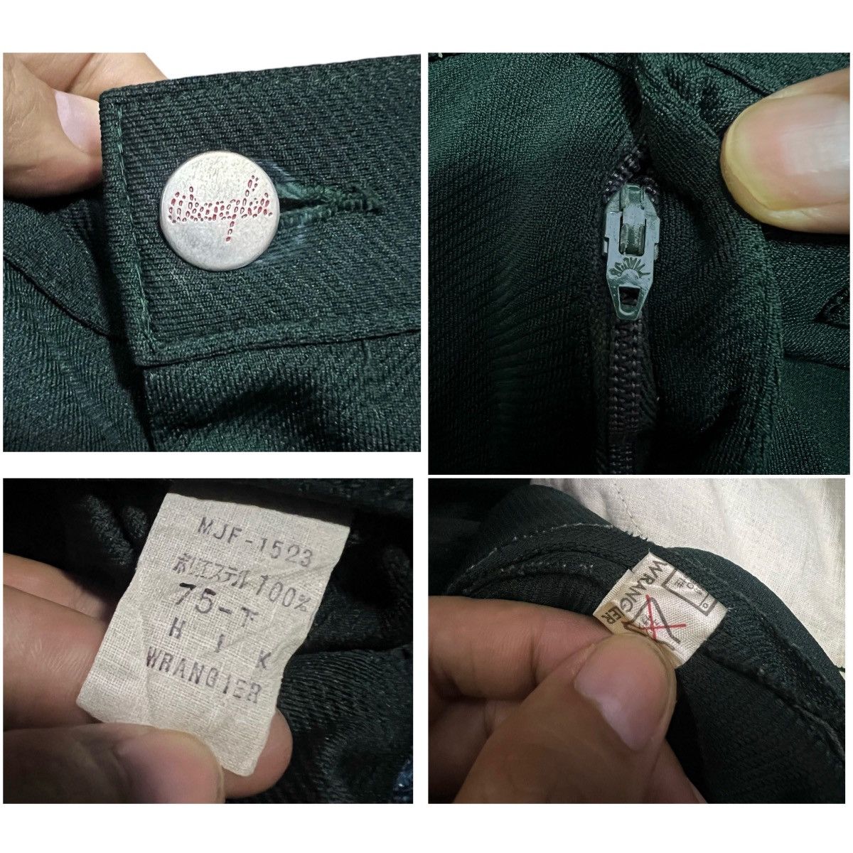 Vintage × Wrangler WRANGLER 70's 80's STARPRESS PANT SCOVILL ZIPPER RARE Size US 28 / EU 44 - 4 Thumbnail