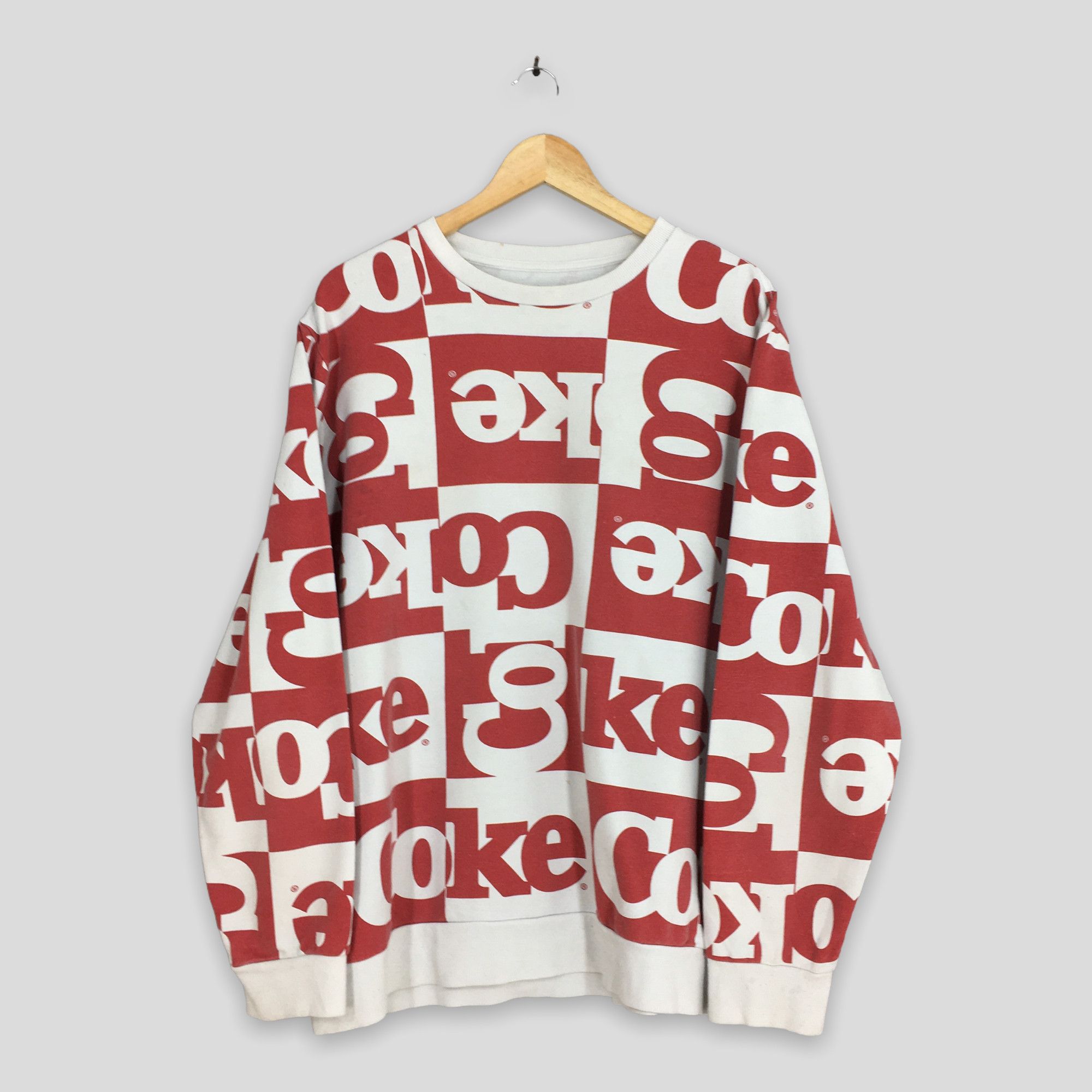 Coca Cola Vintage Coca Cola Carbonated Drink Sweatshirt XXLarge Size US XXL / EU 58 / 5 - 1 Thumbnail