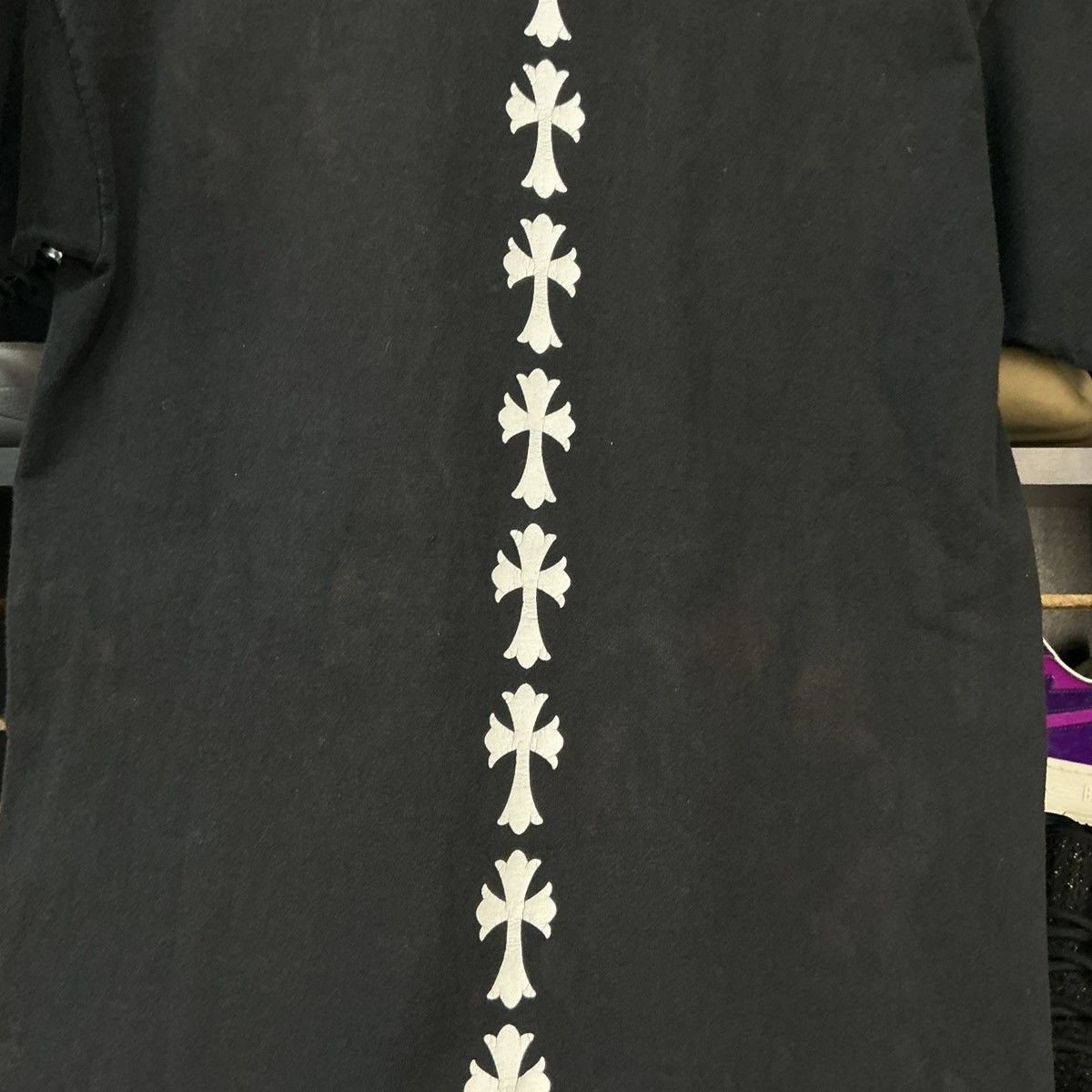 Chrome Hearts Chrome Hearts Spine Cross Tee Size US S / EU 44-46 / 1 - 3 Thumbnail